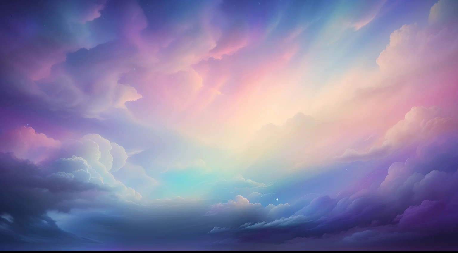 Create an image of clouds with orange and pink purple bastrate coloration, nuvens laranjas masi acentuadas elegantes