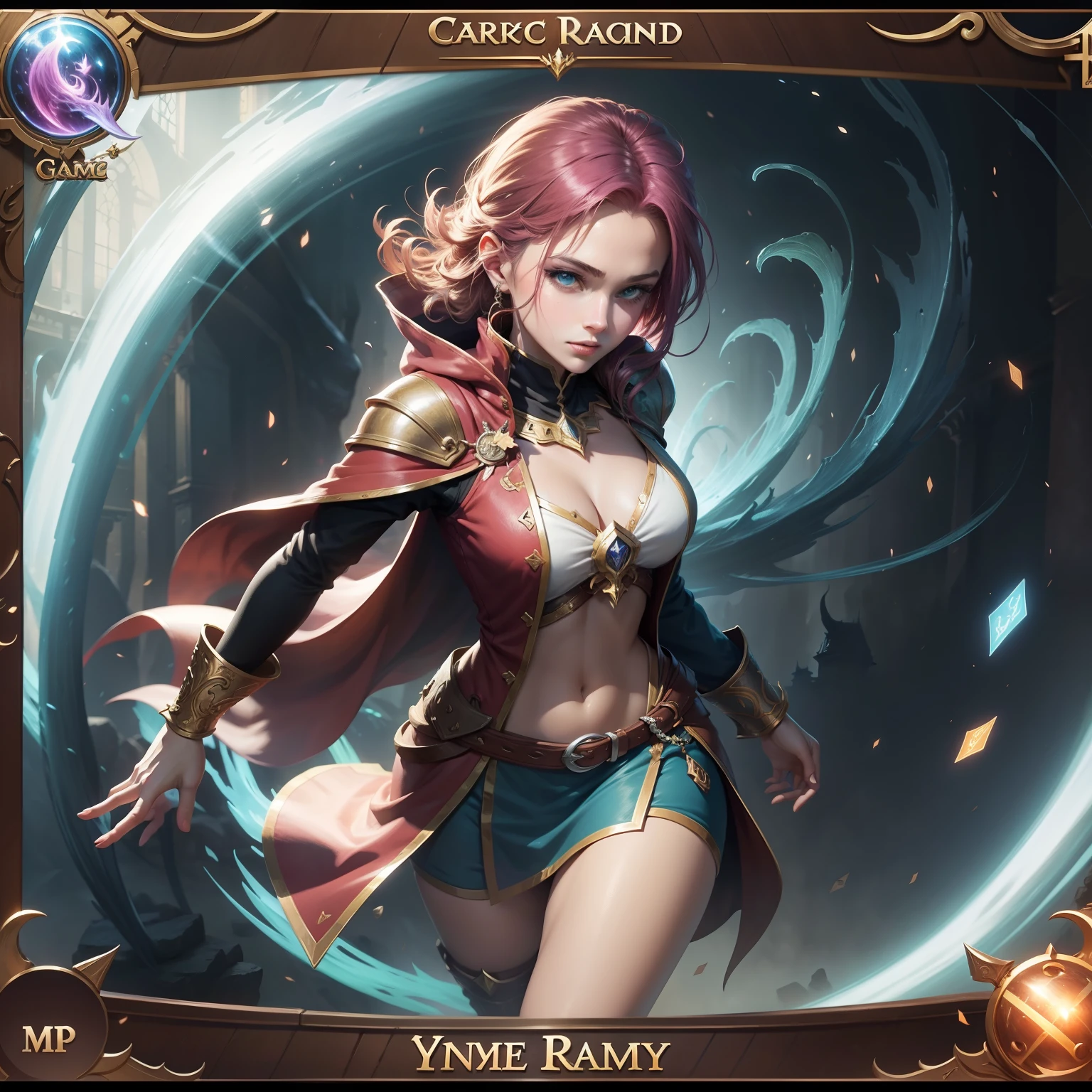 card game illustration Magical fantasy concept art