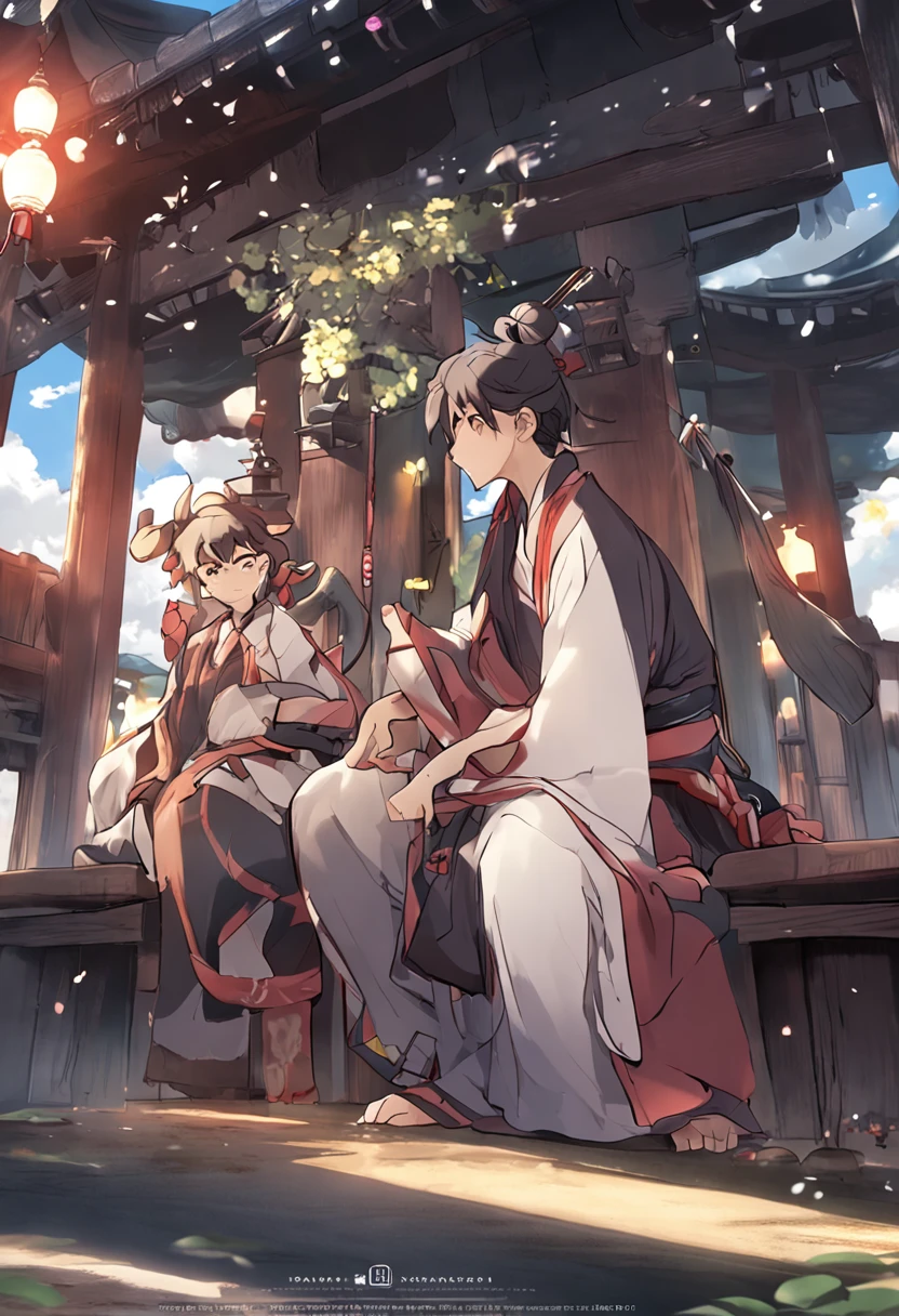 But after seeing that these youkai did not have any hostility towards him，He was relieved。