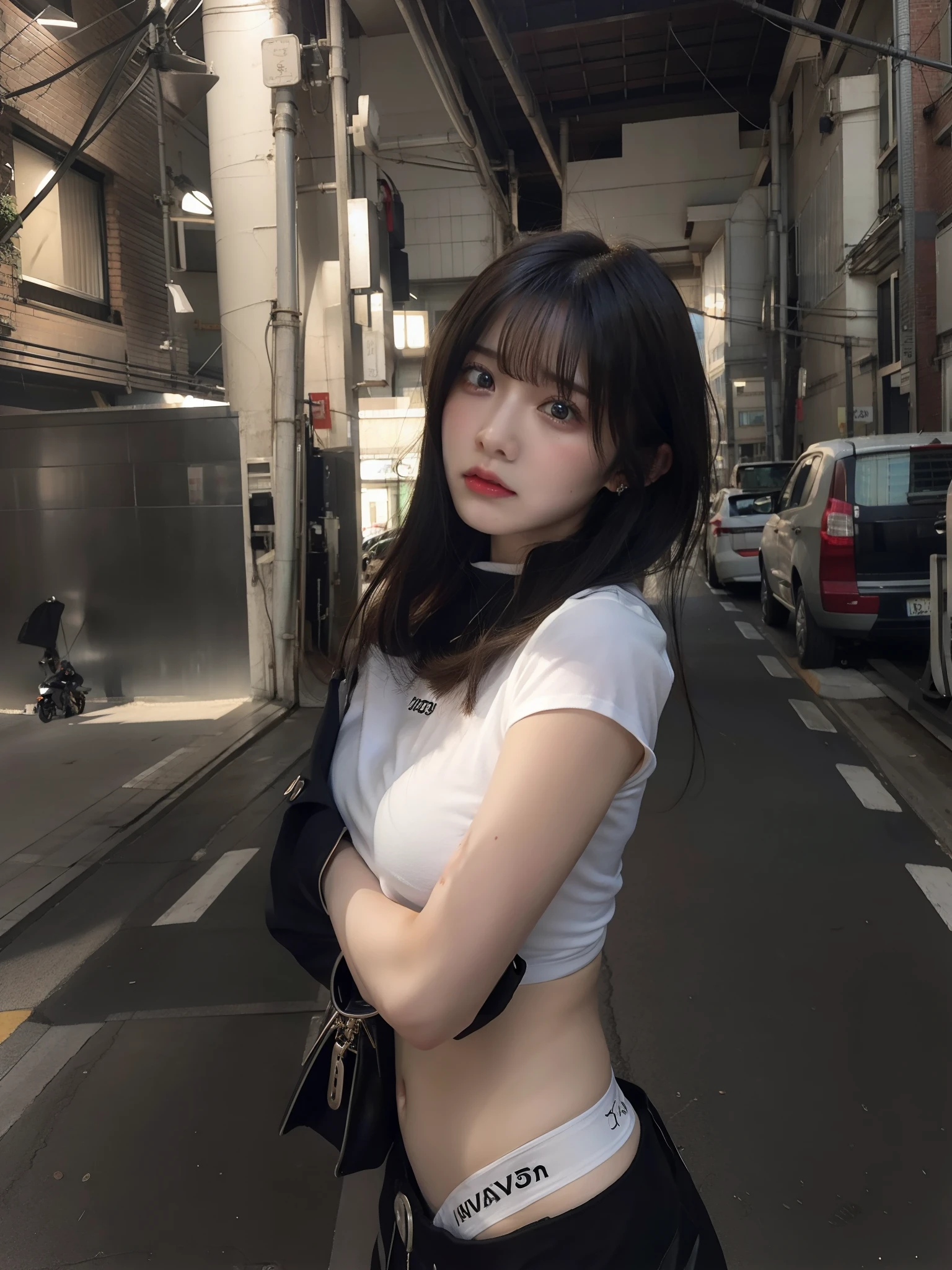 Ulzzang-6500-v1 girl female.1 girl Girl,(Raw Photo:1 girl Girl.2 Maidens), (photorealistic:1 girl Girl.4 pcs), beautifuldetailedgirl, Very detailed eyes and face, The chest is extra-suk，Beautiful detailed eyes,, hugefilesize, Hyperdetailed, Highres, RAWExtremely detailed，Bestquality，A Masterpiece，((t-shirt ))，illustartion，RAWExtremely detailed，CG，unified，8k wallpapers，Amazing，Fine details，A Masterpiece，Bestquality，Very detailed CG unified 8k wallpaper，light on the face，cinematic Lighting, 1 girl one girl, 1 girl 6 years old,Long white hair，Side division，(Big boob)，(with glasses on)，((dynamic poses))，(sexypose)，(((Cameltoe)))，(Half body)，((Pantyhose))，((Black hip skirt))，((((Sit with your knees folded))))