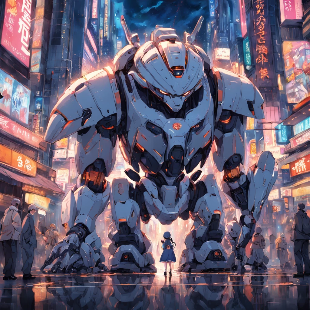 Dystopian robots extract debts from the broad masses of working people
