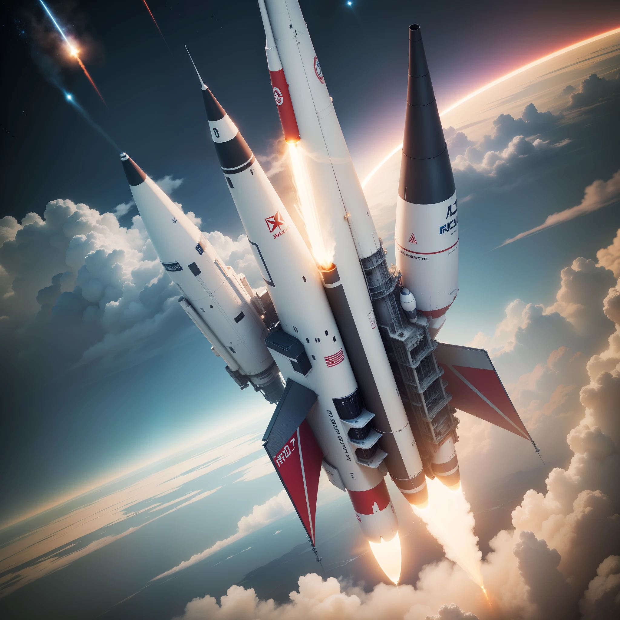 I want a rocket wallpaper。