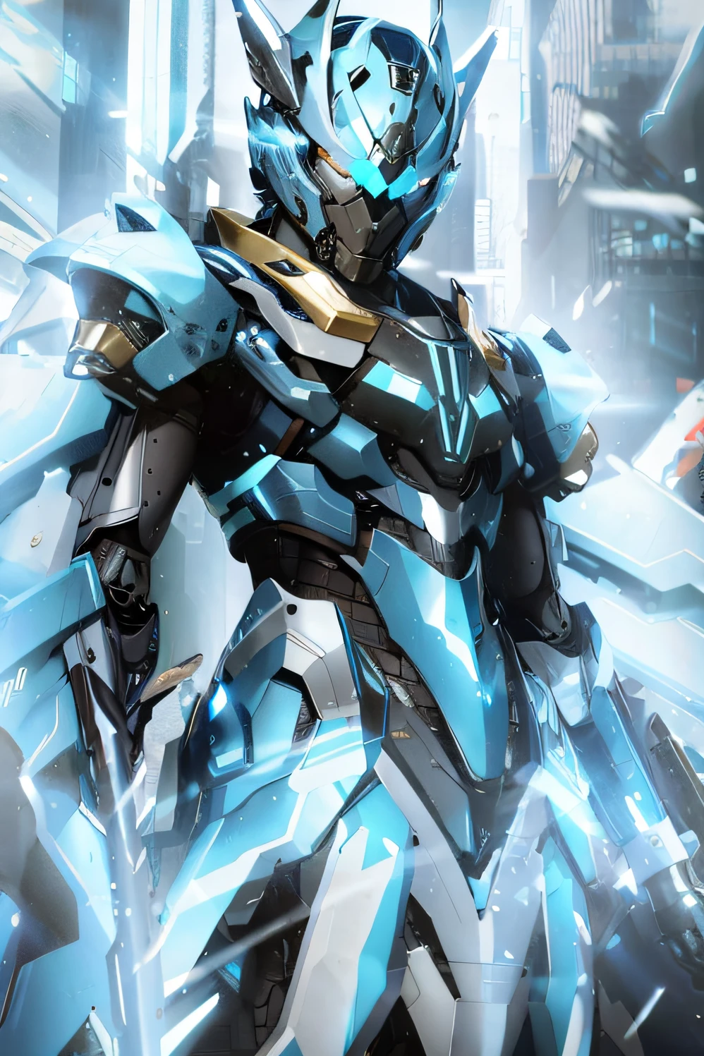 Armor Warriors,mechs,Blue form factor,Realistis,k hd,photorealestic