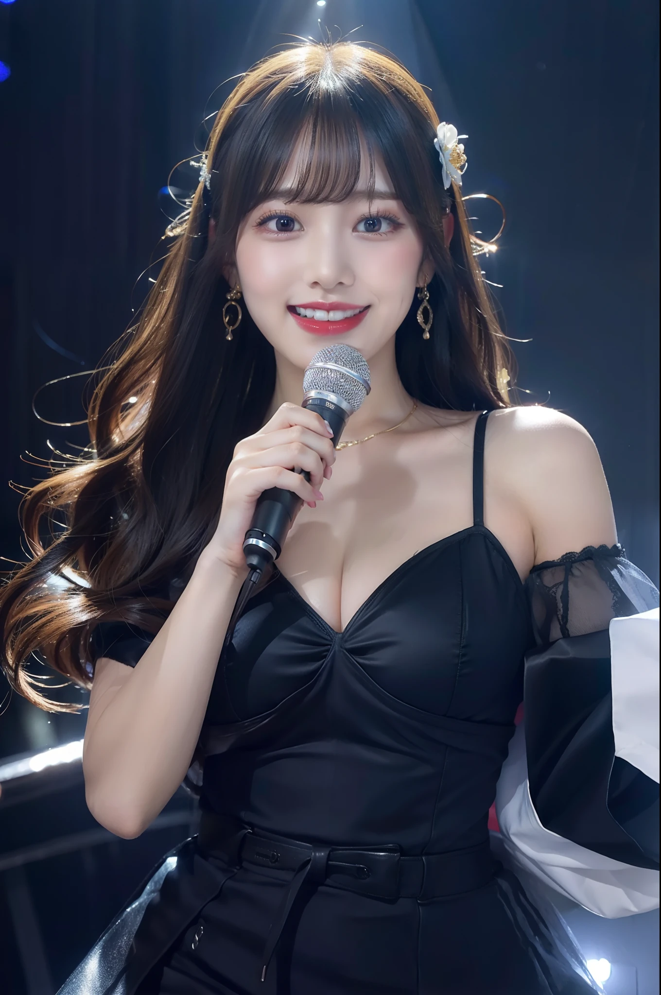 Singing Idol、busty girl