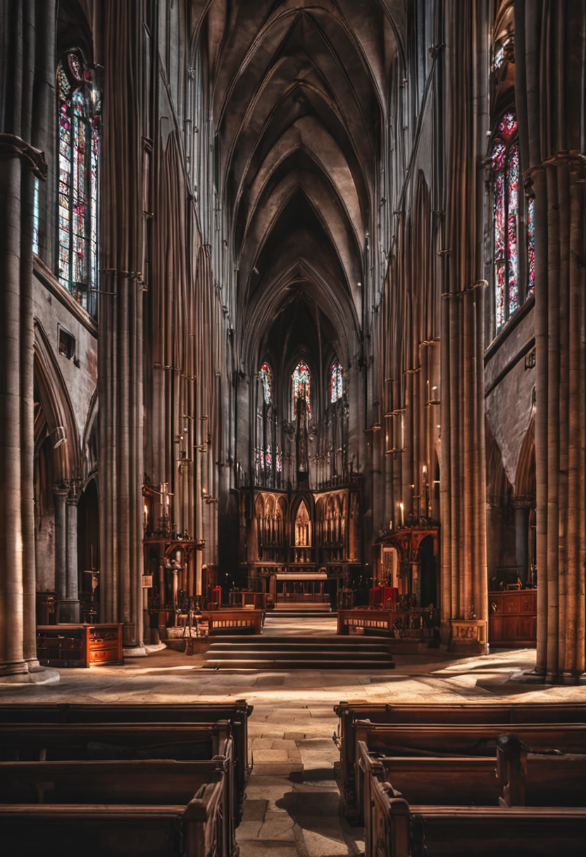 Medieval Gothic Catholic Church