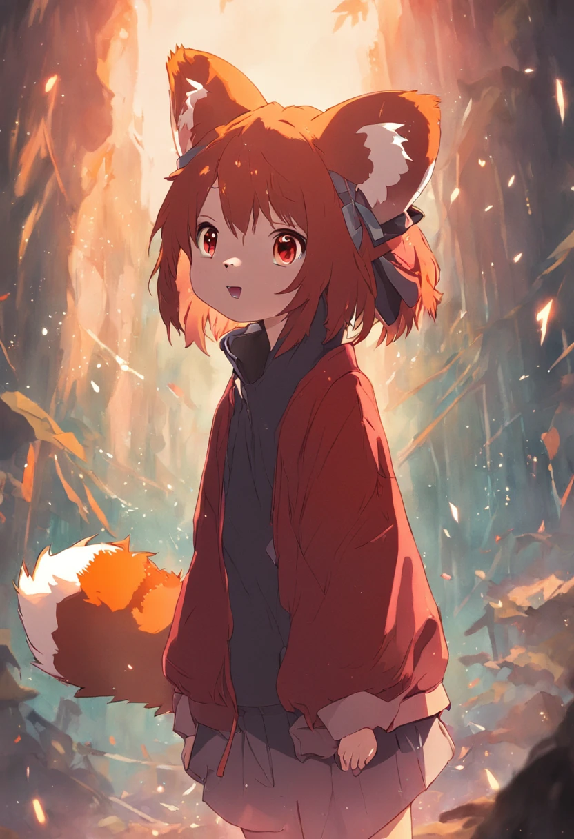 Red panda ears Shota