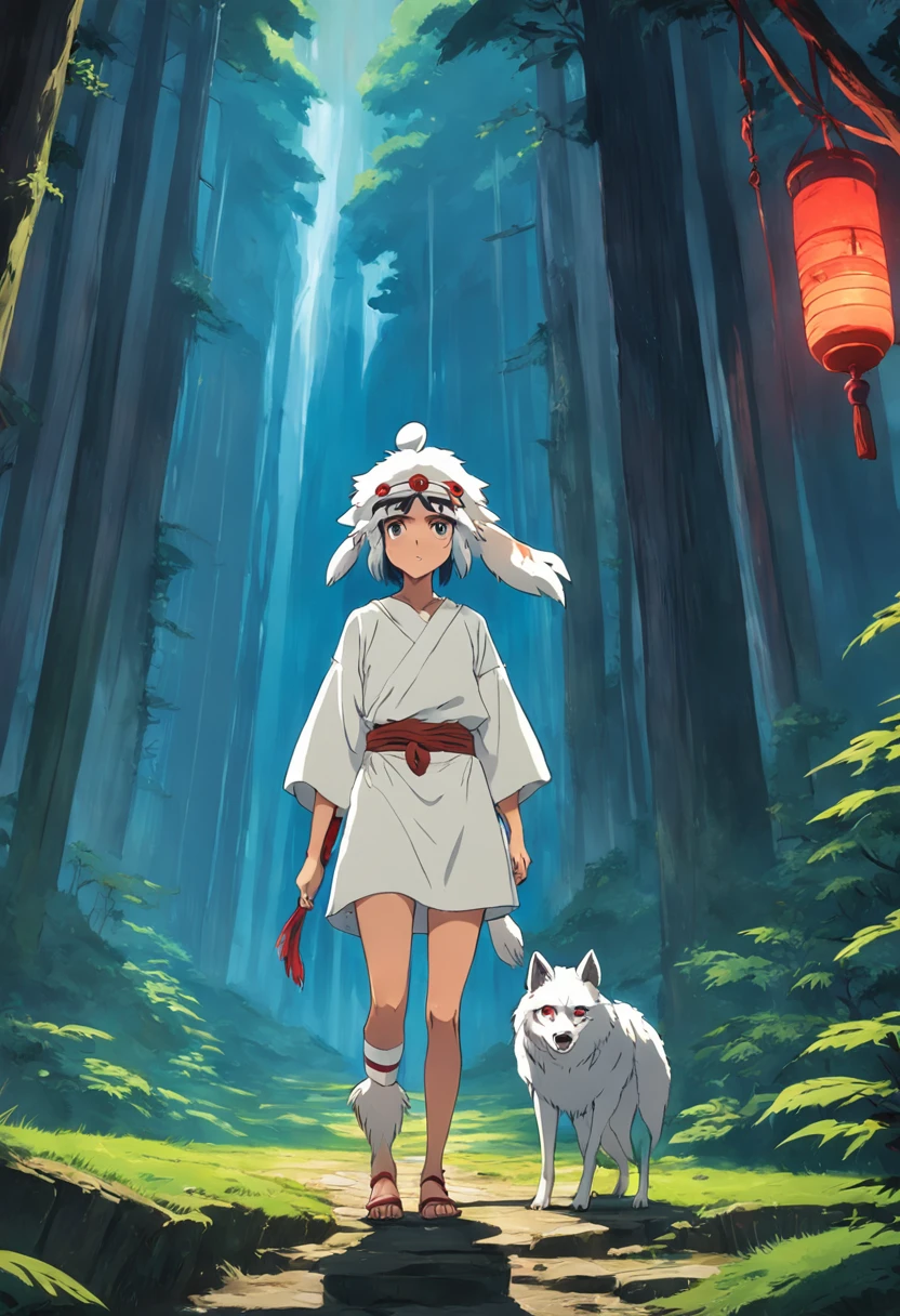 Princess Mononoke's San costume、Woman in shortcuts