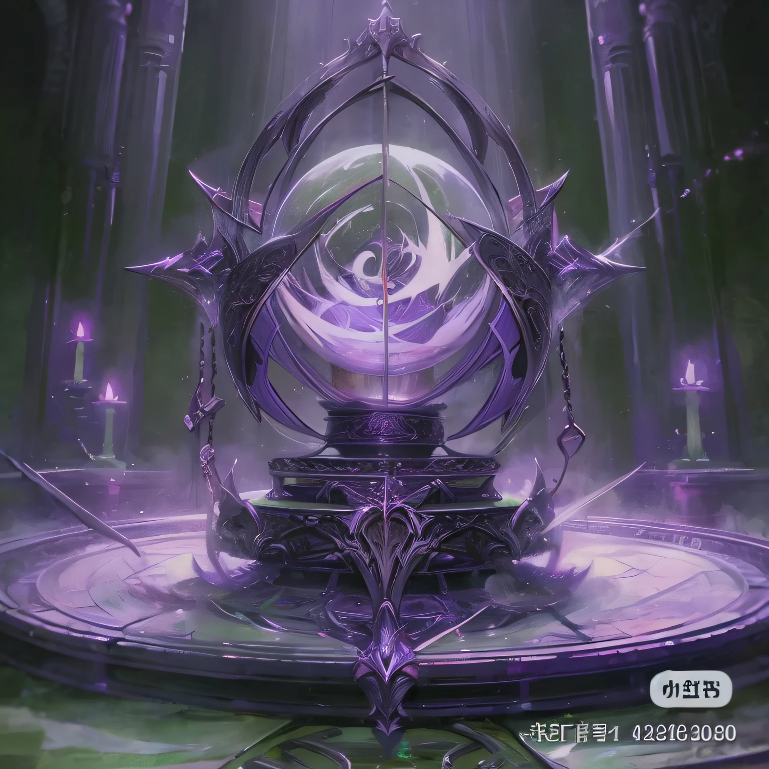 Purple smoke