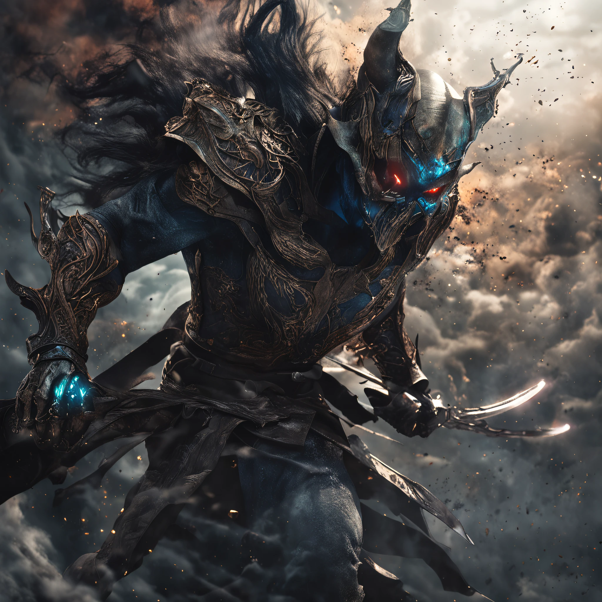 Best quality, Masterpiece, 超高分辨率, (photograph realistic:1.4), surrealism, Dream-like,fusionart, Shadowdancer, shadow magic, darkness control, stealth, shadowstep, umbral spells, hidden blade,