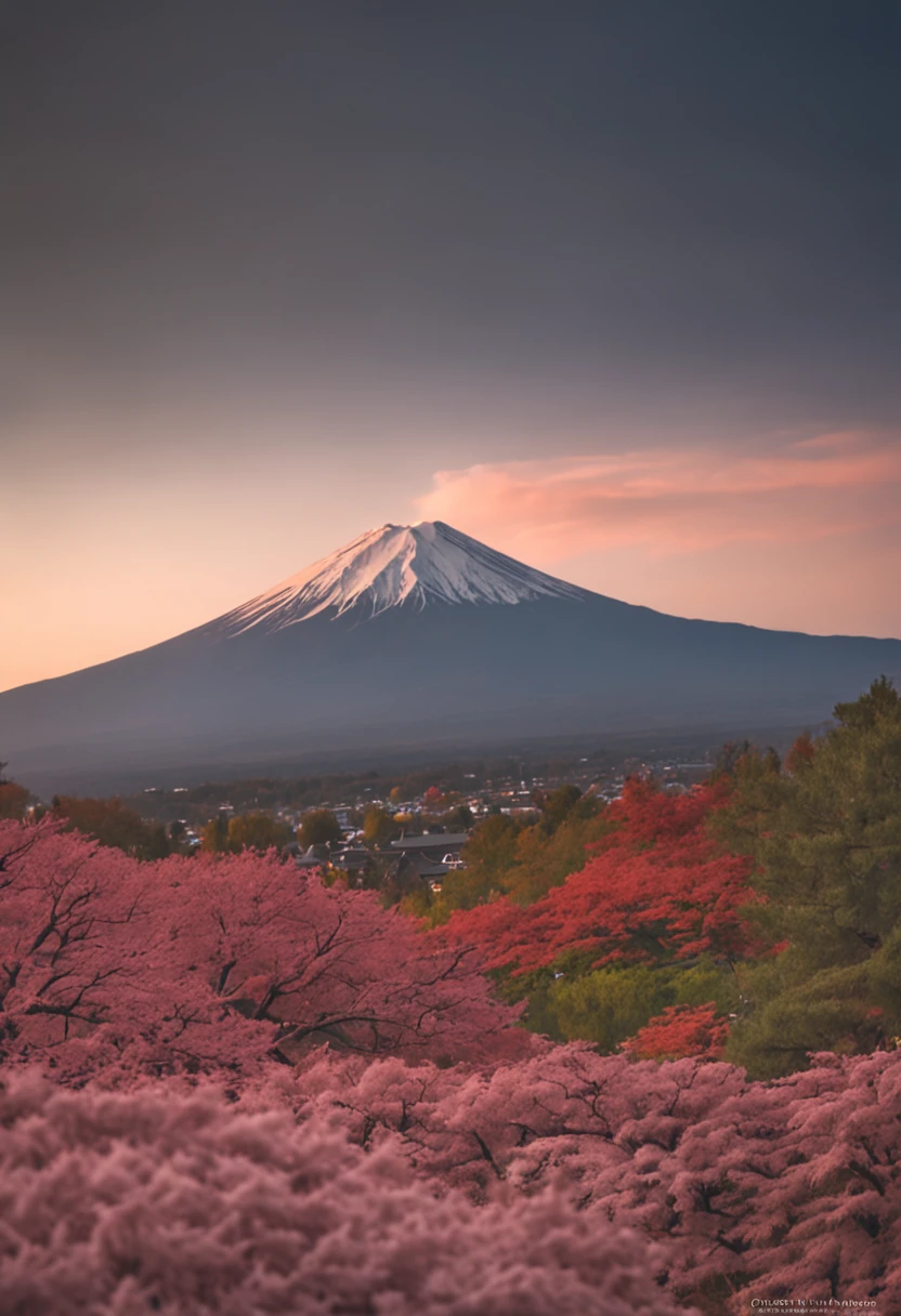 Mt. Fuji erupts,magma,fumo