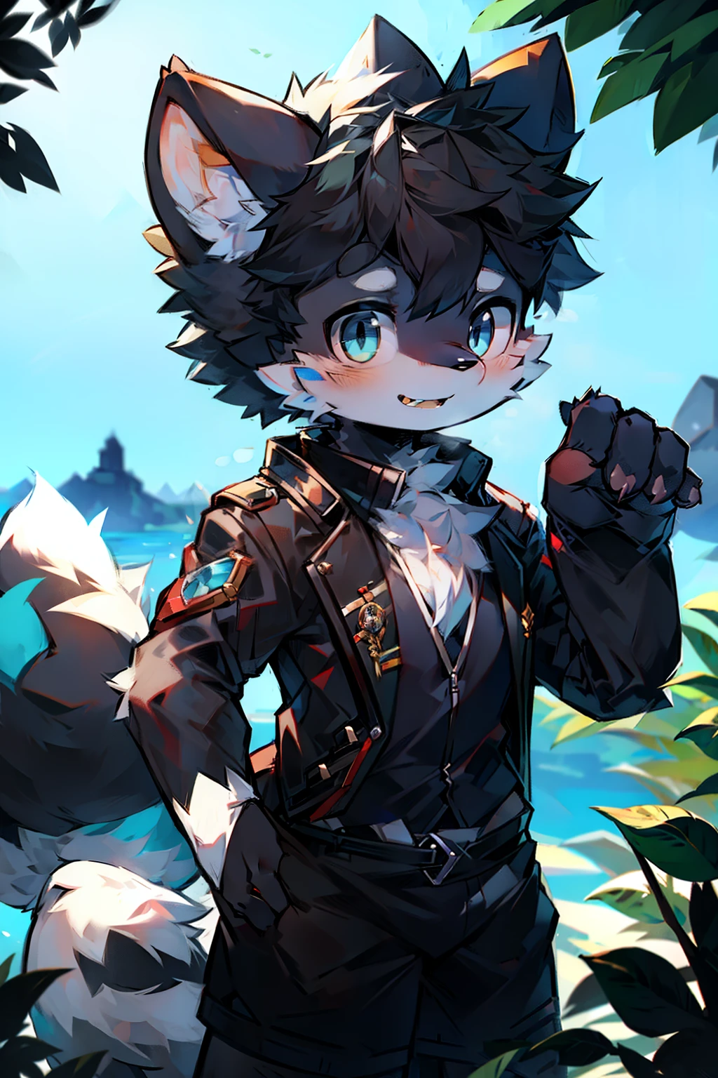 Black coat
