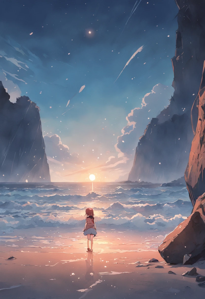 Gamine, playing at the beach, Sankasle, adventuring