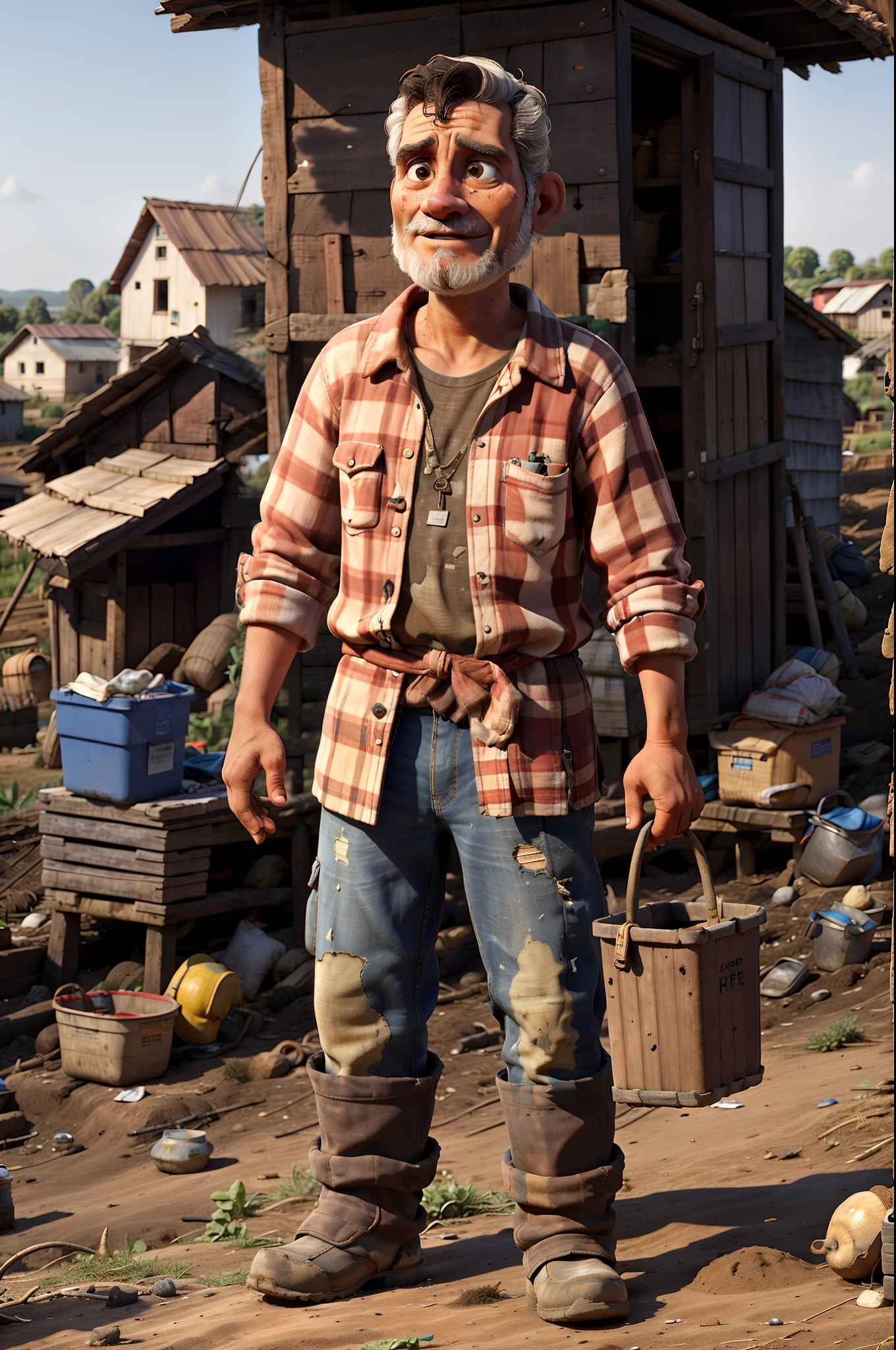 masterpiece, best quality ,Dirty, Peasant, Poor, Rural, Village, Farm, Poverty, Labor, Hardship, Work, Agriculture, Field, Crops, Mud, Dust, Simple, Humble, Simple Living, Traditional, Countryside, Manual Labor, Struggle, Tired, Ragged, Poverty-Stricken, Downtrodden, Impoverished, Lowly, Unkempt, Unfortunate, Simple Clothing, Simple Dwelling, Laborer, Simple Life, Harsh Conditions, Rural Life, Economic Hardship, Scarcity, Survival, Social Inequality.