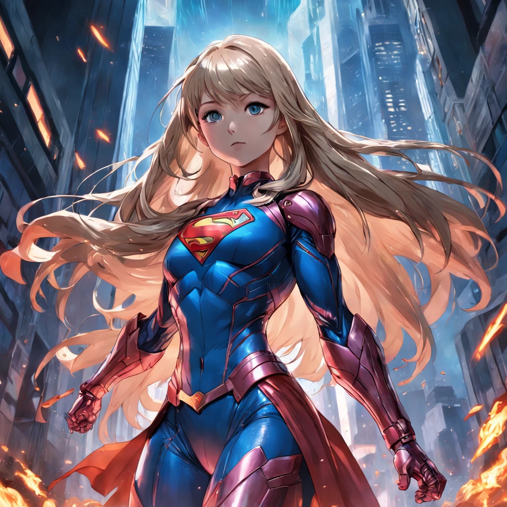 Realistic depiction of an advanced cybersuit, Supergirl из DC Comics