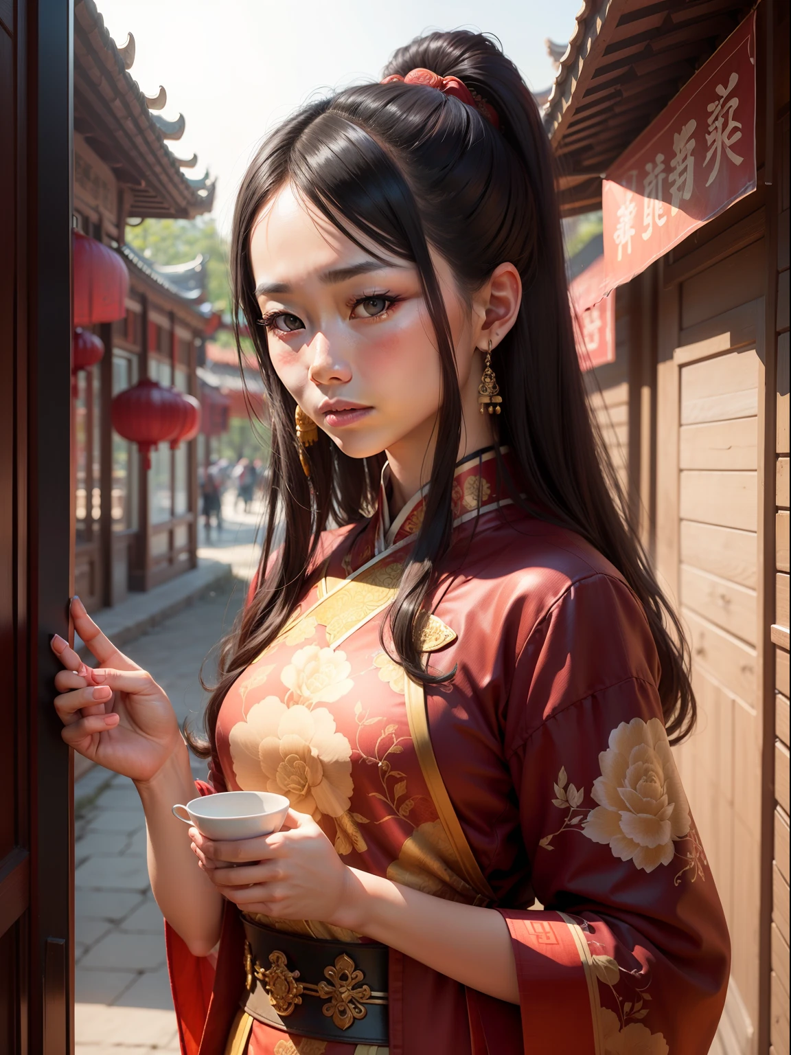 woman, China, ancient, traditional