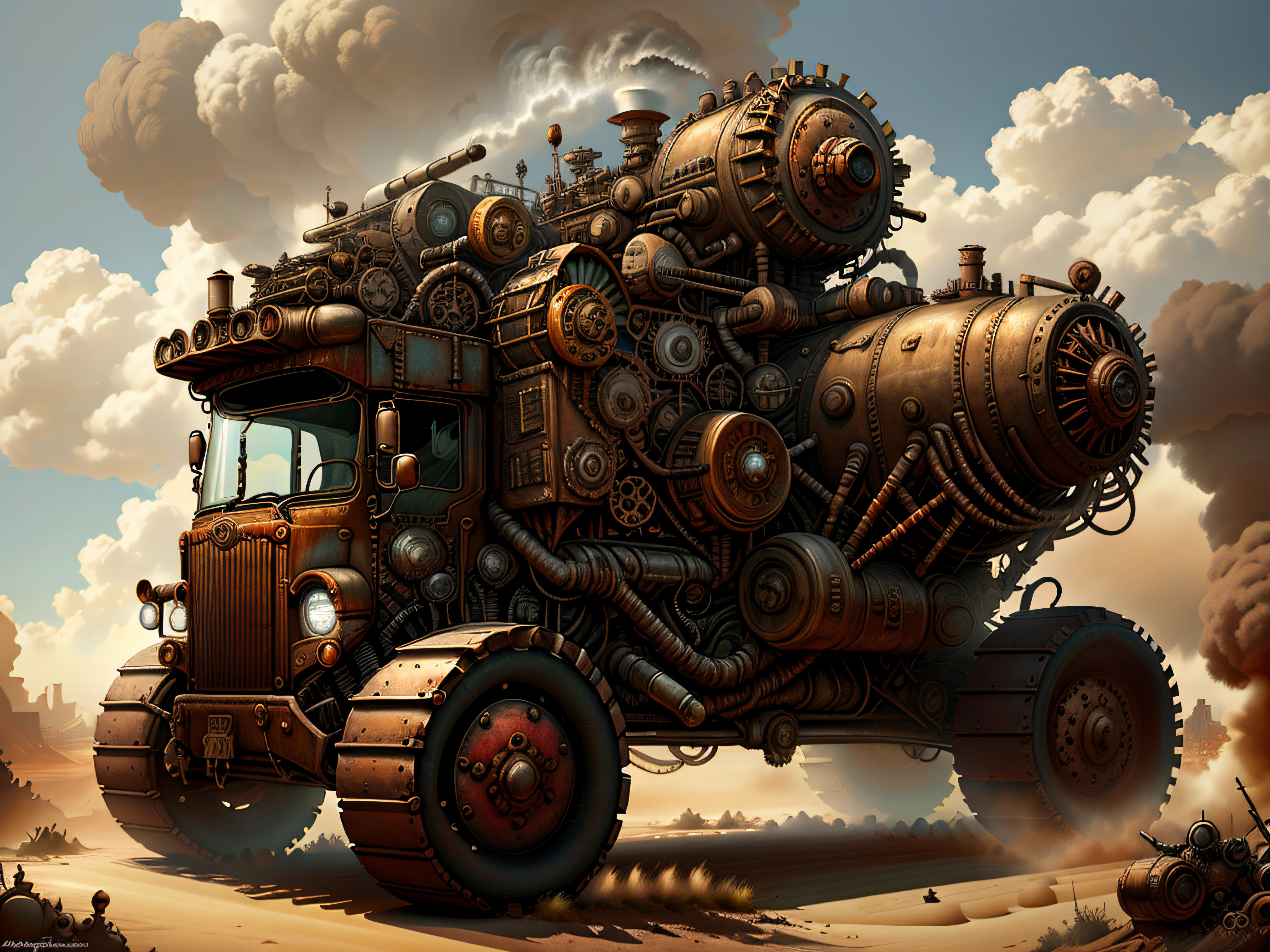 CogPunkAI Robot , Locomotiva 32 k, colors