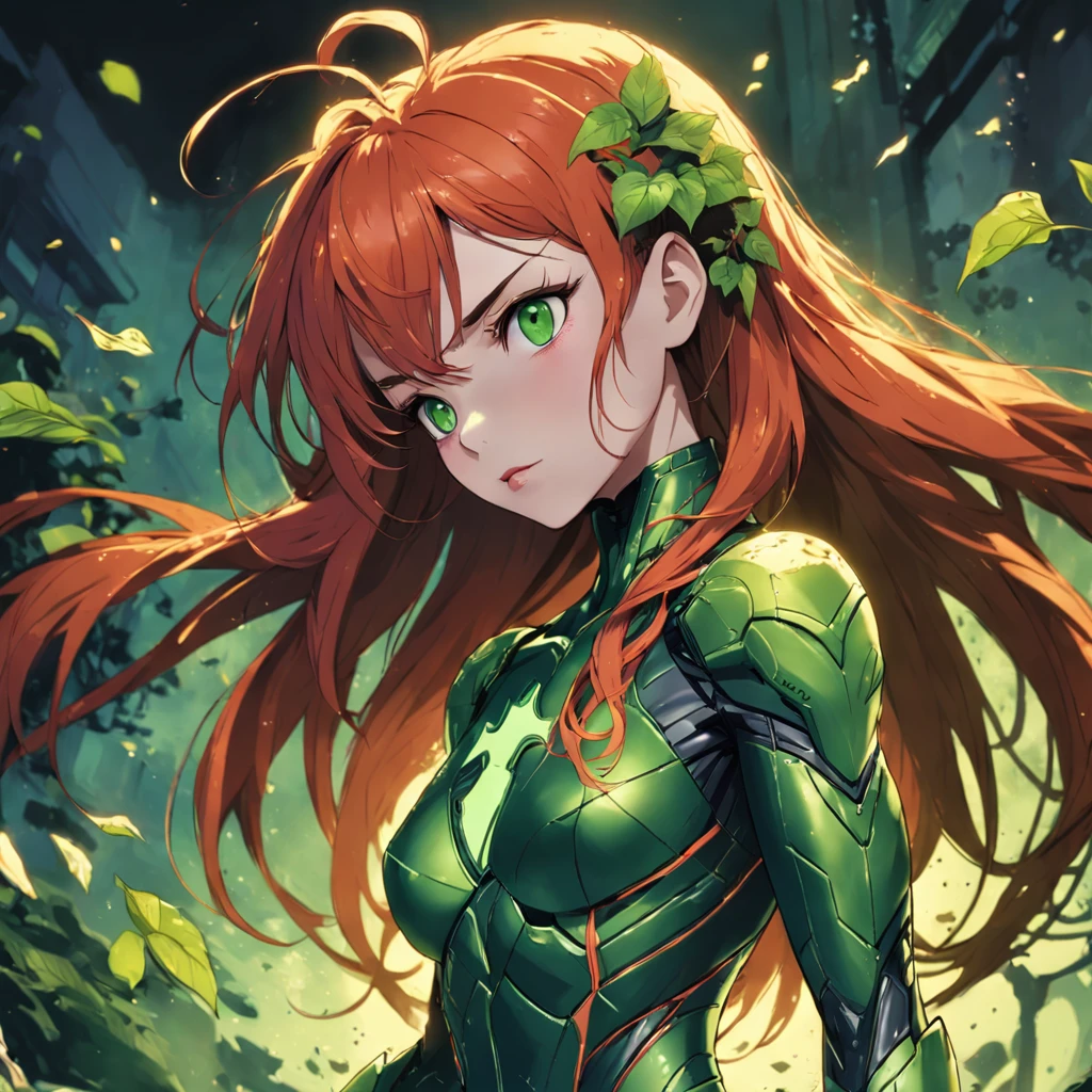 Realistic depiction of an advanced cybersuit, Poison Ivy из DC Comics