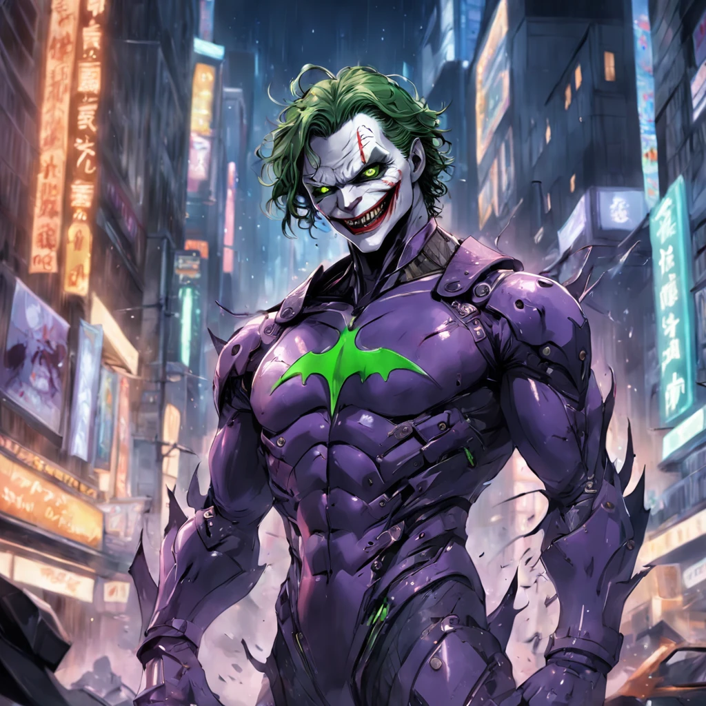Realistic depiction of an advanced cybersuit, Joker из DC Comics