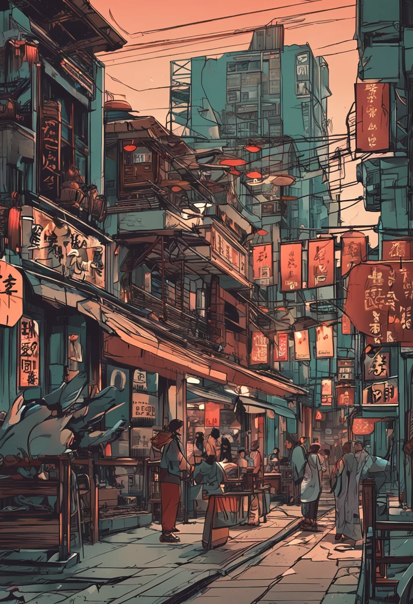 城市,the street,One guy,restaurant,elevation
