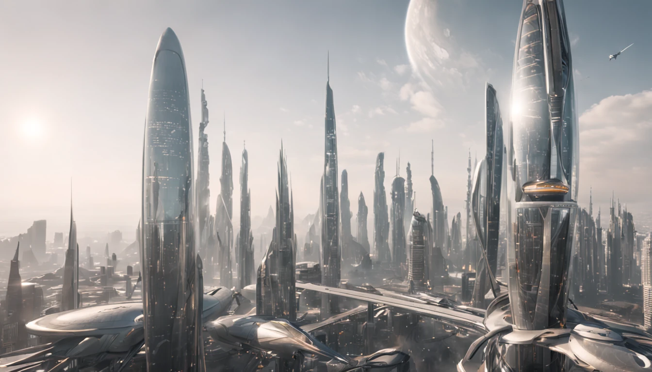 modern futuristic city