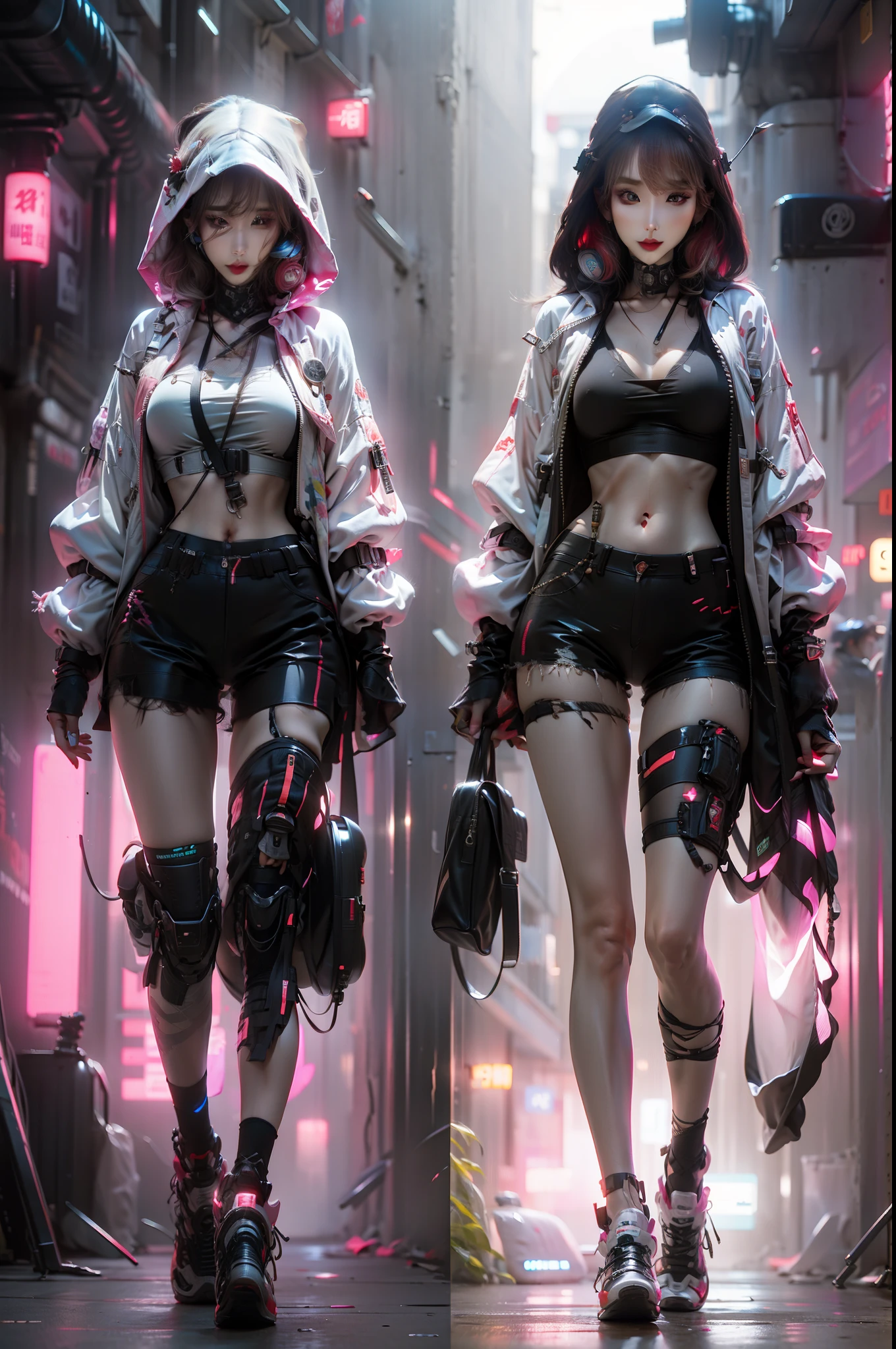 ((NSFW)), masterpiece, Best quality, Ultra high definition, Maximum resolution, Very detailed, Professional lighting, anime, (((single girl))), (slender), very cute, 1girl, 12 year age, (((hairy pubis ))), ((very short bobcut hair)) jetblack hair, ((cyberpunk vibes)) (((White footwear))) high socks, suspenser tigths, straps, (downed detailed cotton panty) Iigthparticles, cyber city, looking awayr, ((blue dark school sailor costume)) (((red ribbon))), thin body, city samurais in background, orange neon backlighting, whole body, pose, (((nigth city))) ((((at the top of a building)))) ((((jacket)))) (((deep blue and orange palette))) ((((Depth of field)))) (((cyberpunk city))) (dynamic shot) (((iluminated by neon haze ambient))) (((sordid ambien))) (((sexual inuendo)))