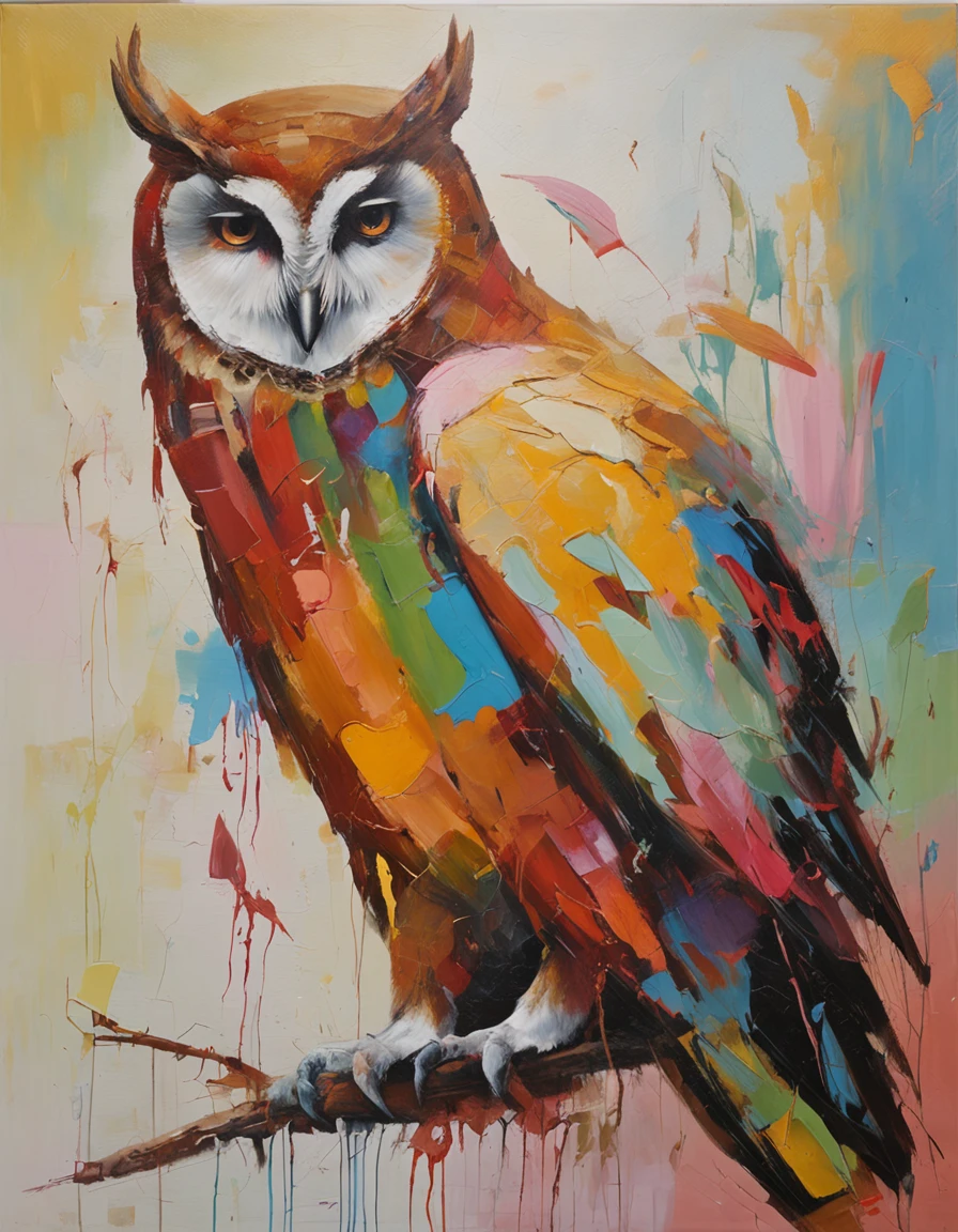 artistic、The Art of the Owl、colourfull、Modern、Ultimate shading、Exquisite light、masuter piece