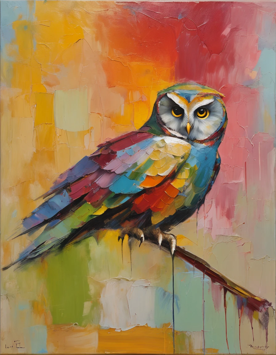 artistic、The Art of the Owl、colourfull、Modern、Ultimate shading、Exquisite light、masuter piece