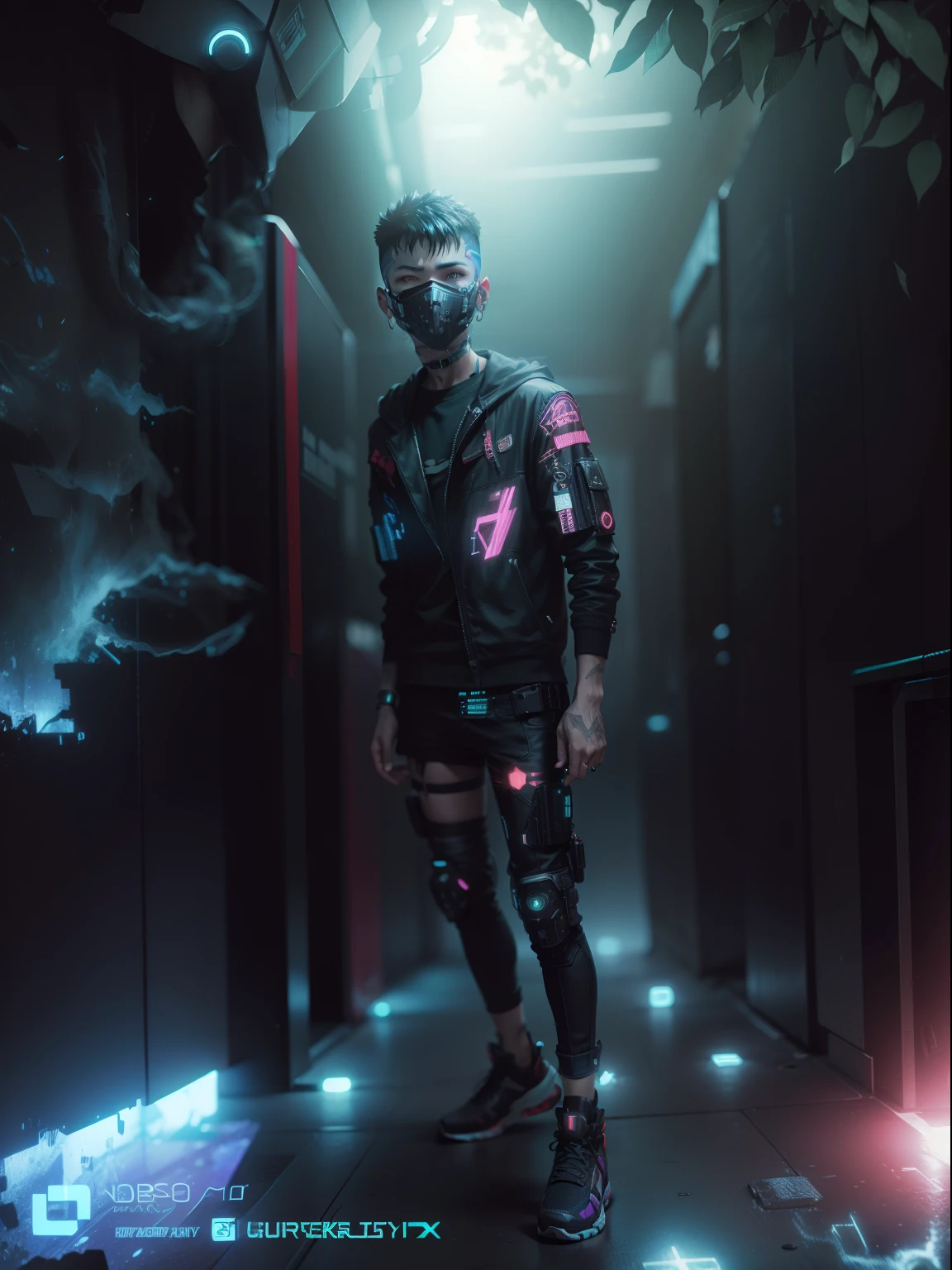Cyberpunk cut boy mask 4k ultra