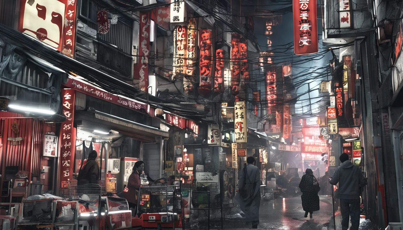 movie picture quality,Real Photographics,Hyper-realistic,电影灯光,(Fish monsters:1.5),Extremely large,blood vess,frotting,Murderous,Raging on the streets of Tokyo, Japan,Destroyed buildings,Collapsed walls,fire glow,The frivolous clown kimono Japanese are on the run,depth of fields,high light,Real light,Ray traching,oc rendered,Hyper-realistic,best qualtiy,8K,Works of masters,super-fine,Detailed pubic hair,Correct anatomy,sharp focus on eyes,Bokeh,Facial features are carefully depicted