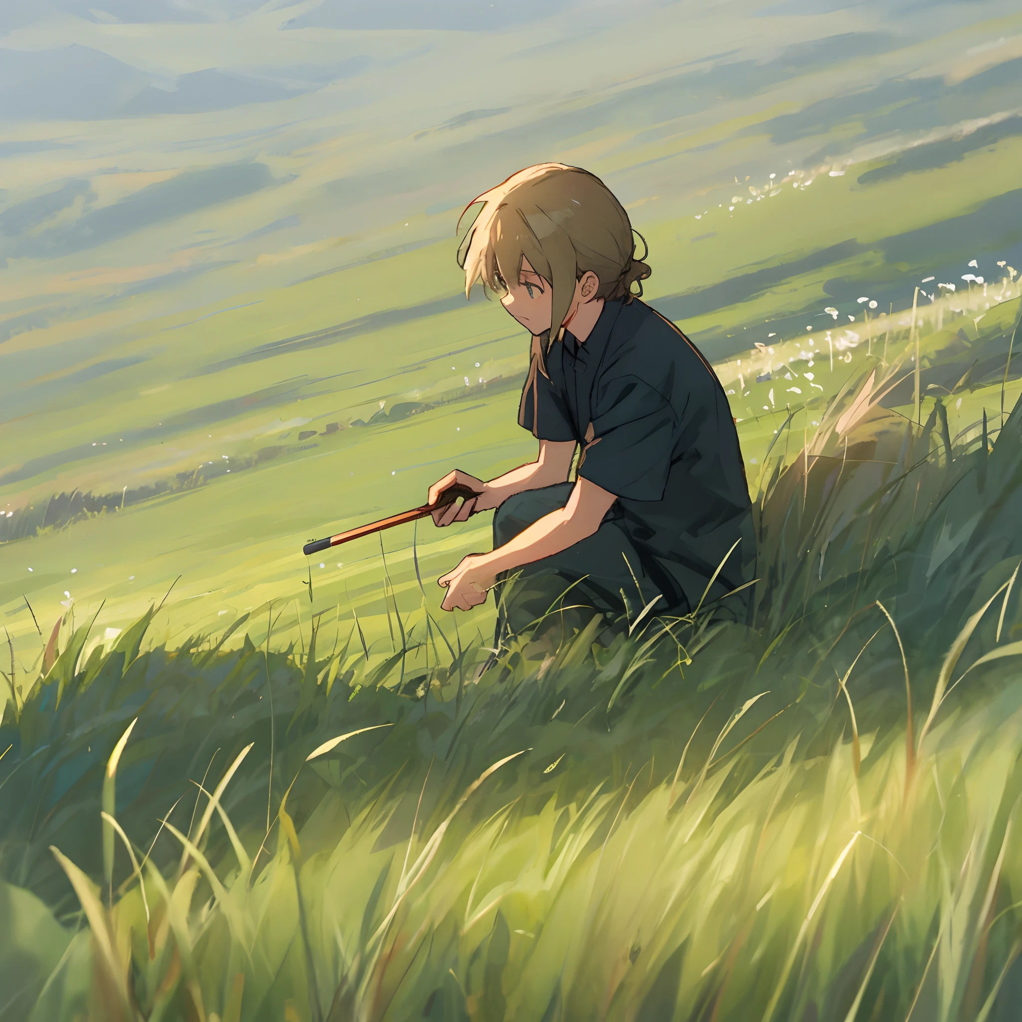 grassy