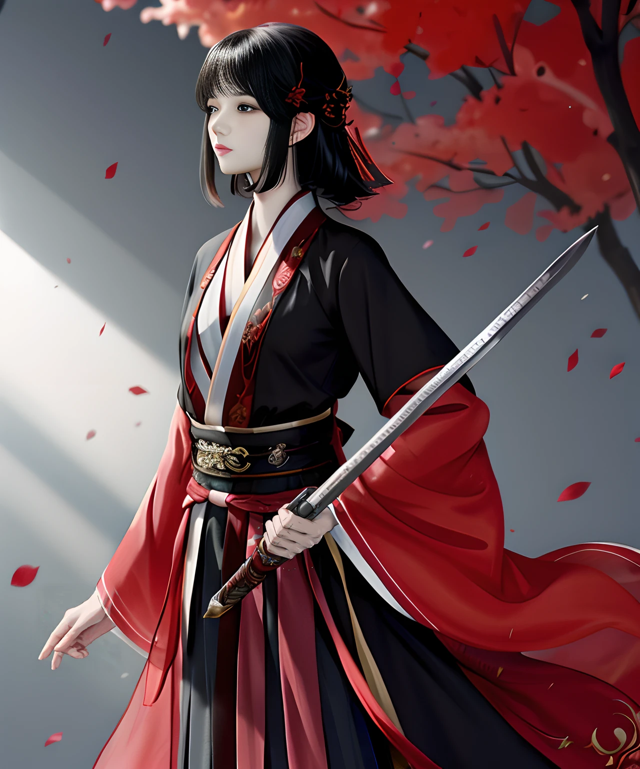 red color Hanfu