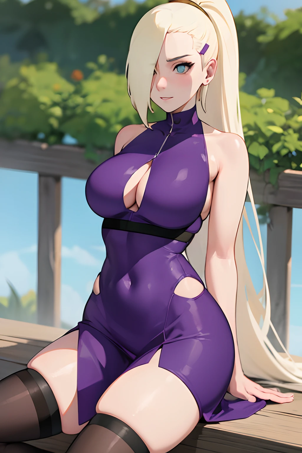 Yamanaka Ino, vestido de porcelana, hot
