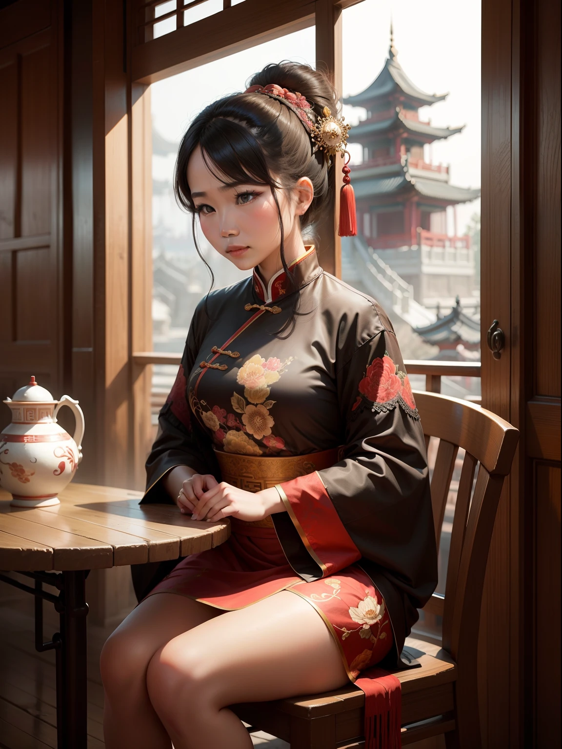 woman, China, ancient, traditional