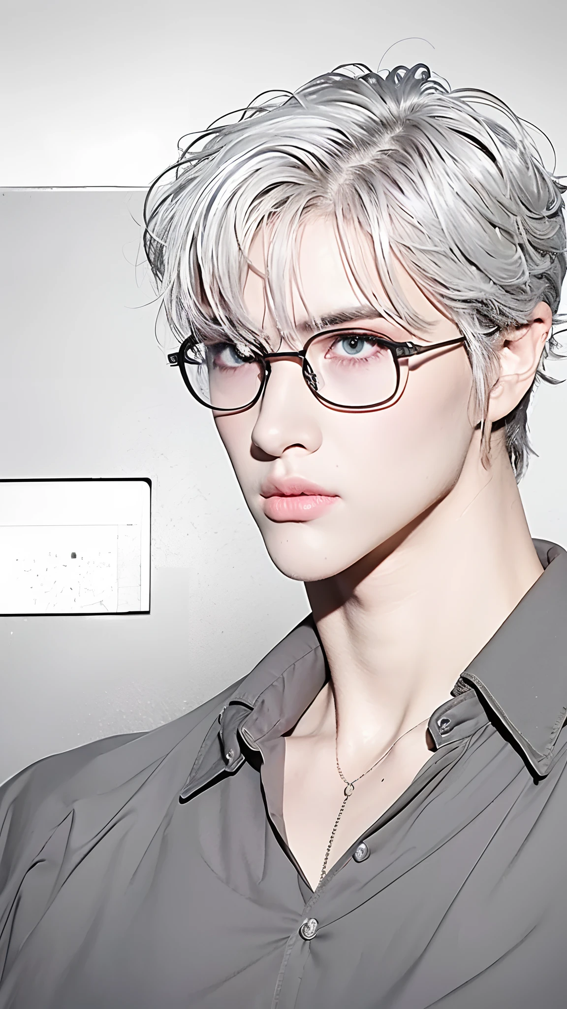 1 boy, grey pants, photorealistic, photo, glasses, masterpiece, realistic, realism, photorealism, high contrast, photorealistic , 8k HD high definition detailed realistic, detailed, skin texture, hyper detailed, realistic skin texture, armature, best quality, ultra high res, (photorealistic:1.4),, high resolution, detailed, raw photo, sharp re, by lee jeffries nikon d850 film stock photograph 4 kodak portra 400 camera f1.6 lens rich colors hyper realistic lifelike texture dramatic lighting unrealengine trending on artstation cinestill 800,