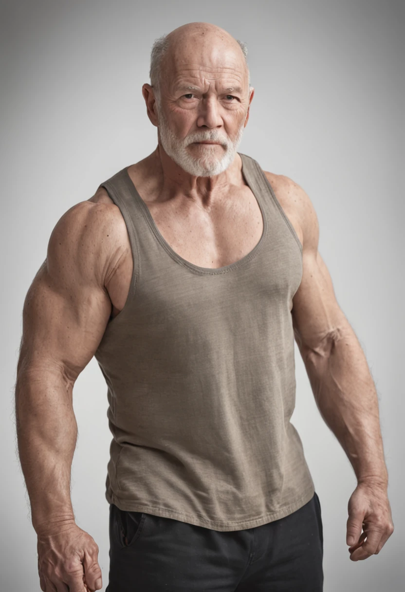 Big chest,muscle men,Strong bear,Realiy,A old man