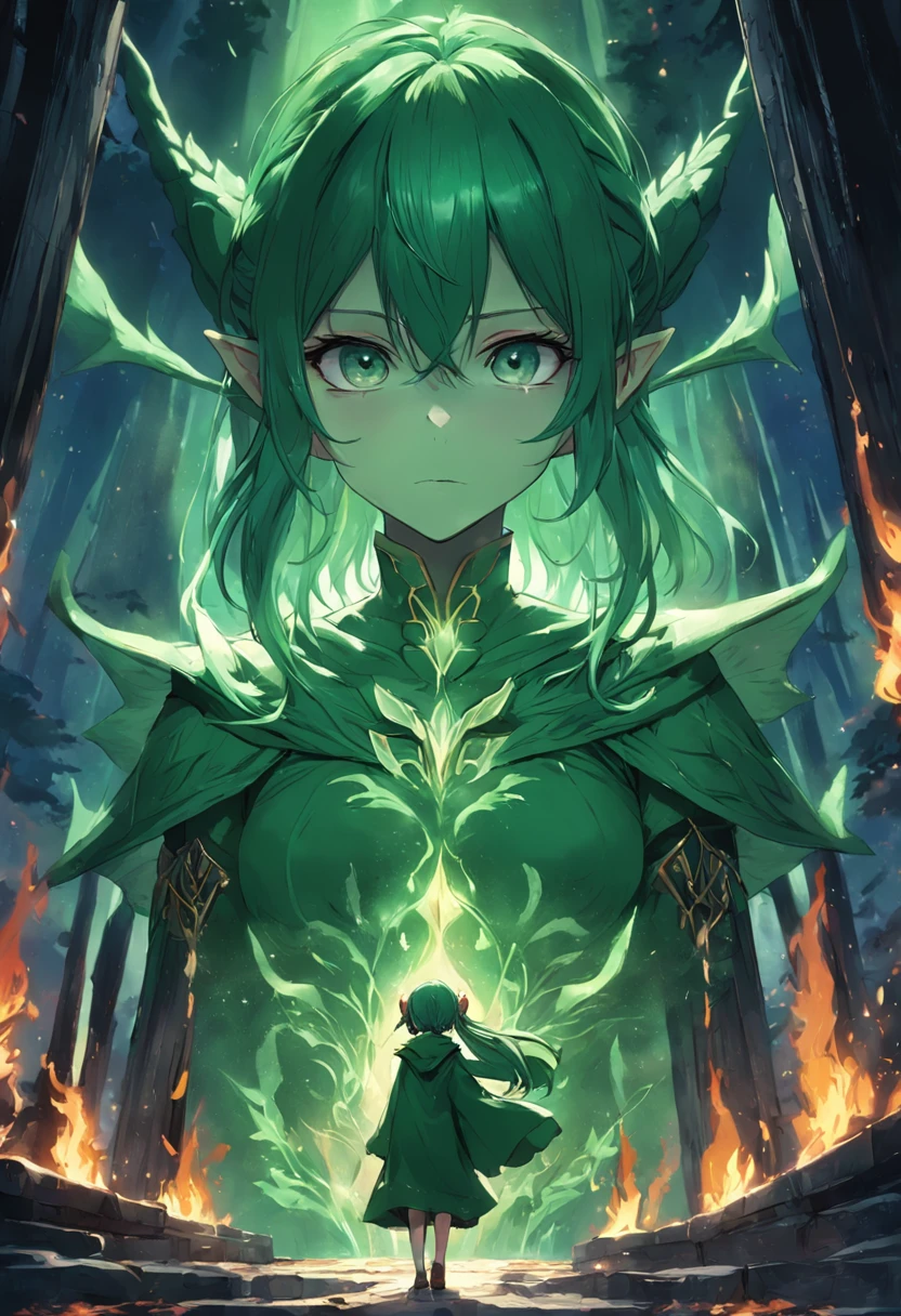 Like people,Green-skinned elves