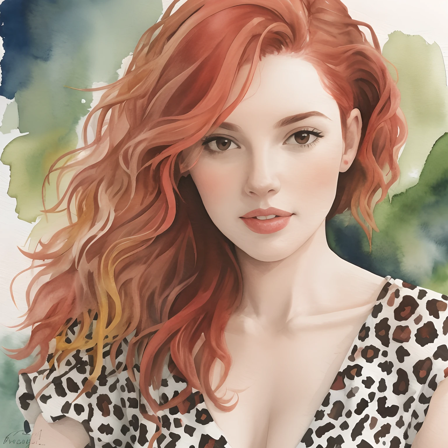 Honda Civic,Full body like,Sexy, Hot and charming,Red hair,Fashionable clothing。