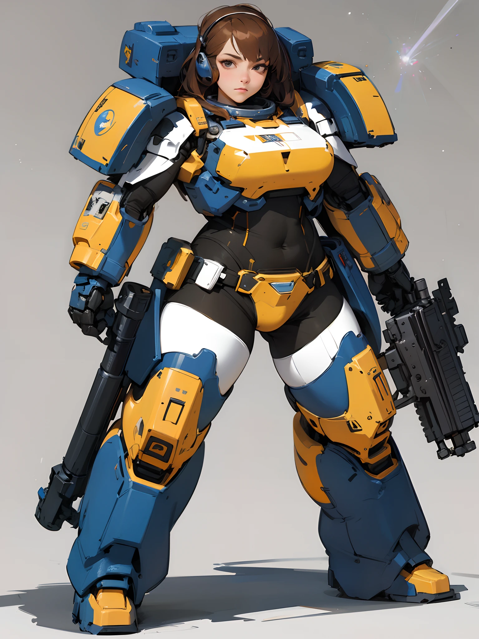 (Artwork of exceptional craftsmanship),(Detailed illustrations,(Very ideal anatomy),Very detailed and detailed drawing,Delicate lines with slow and rapid,(Realistic texture expression)),[Color tressed main line],(Space Battlefield [Space Mobile Fortress]),[独奏],[[ANIME]] Bionic Girl Beauty 15 years old ((well-muscled)) [plump] (Astronauts Cyborg) [Space Marine Corps Military [MASCHINEBODY]],Iron Spear [[Machine Gun Bazooka] Saber Rifle Bullet Belt Firearm][[Rocket Pack]],[White Devil],Zero Gravity Front,Gravure Battle Damage,Spatial Combat,(Fine and beautiful skin expression [Transparency]),[Clear gaze],[Perfect eye details (Eyes beautifully drawn down to the smallest detail)],(Beautiful perfect face [Realistic face details:0.8]),[More on shiny hair],(Perfect hand details),(Perfectly proportioned:1.2),([Advanced structural understanding of materials],Ideal color coordination),([Precision Detail],HighQuality,hight resolution),[(Accurate simulation of light-material interactions),Mechanically correct representation,Perfect Anatomy],[Graffiti art with a sense of narrative].