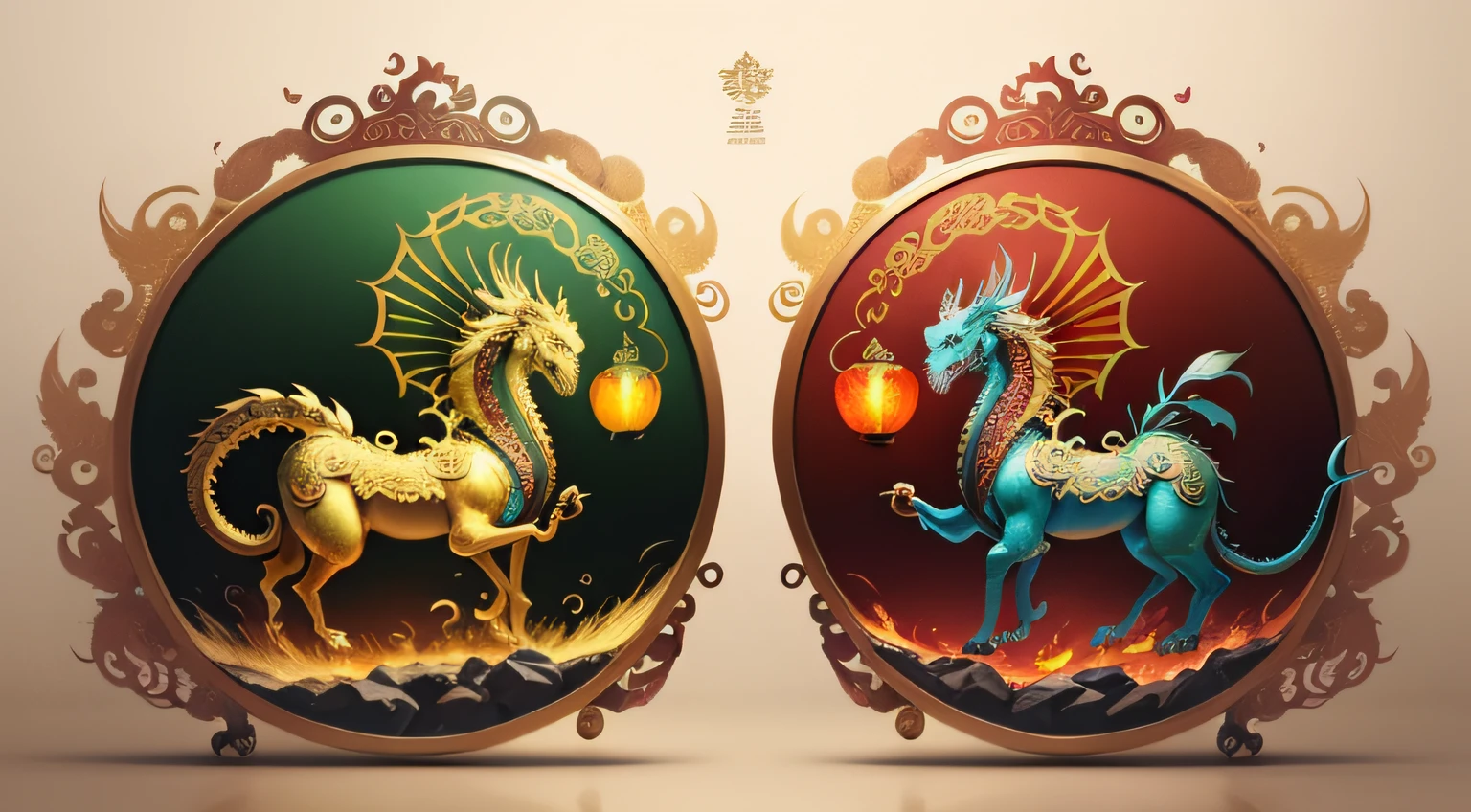 There is a golden dragon,There is a fish on the back, chinese dragon engrave, Chinese Dragon, smooth chinese dragon, Golden dragon, fire lion, a majestic gothic indian dragon, chinese dragon concept art, colored illustration for tattoo, ancient chinese ornate, mythological creatures, digital painting of quetzalcoatl, majestic japanese dragon, Dragon, asian dragon as latte art