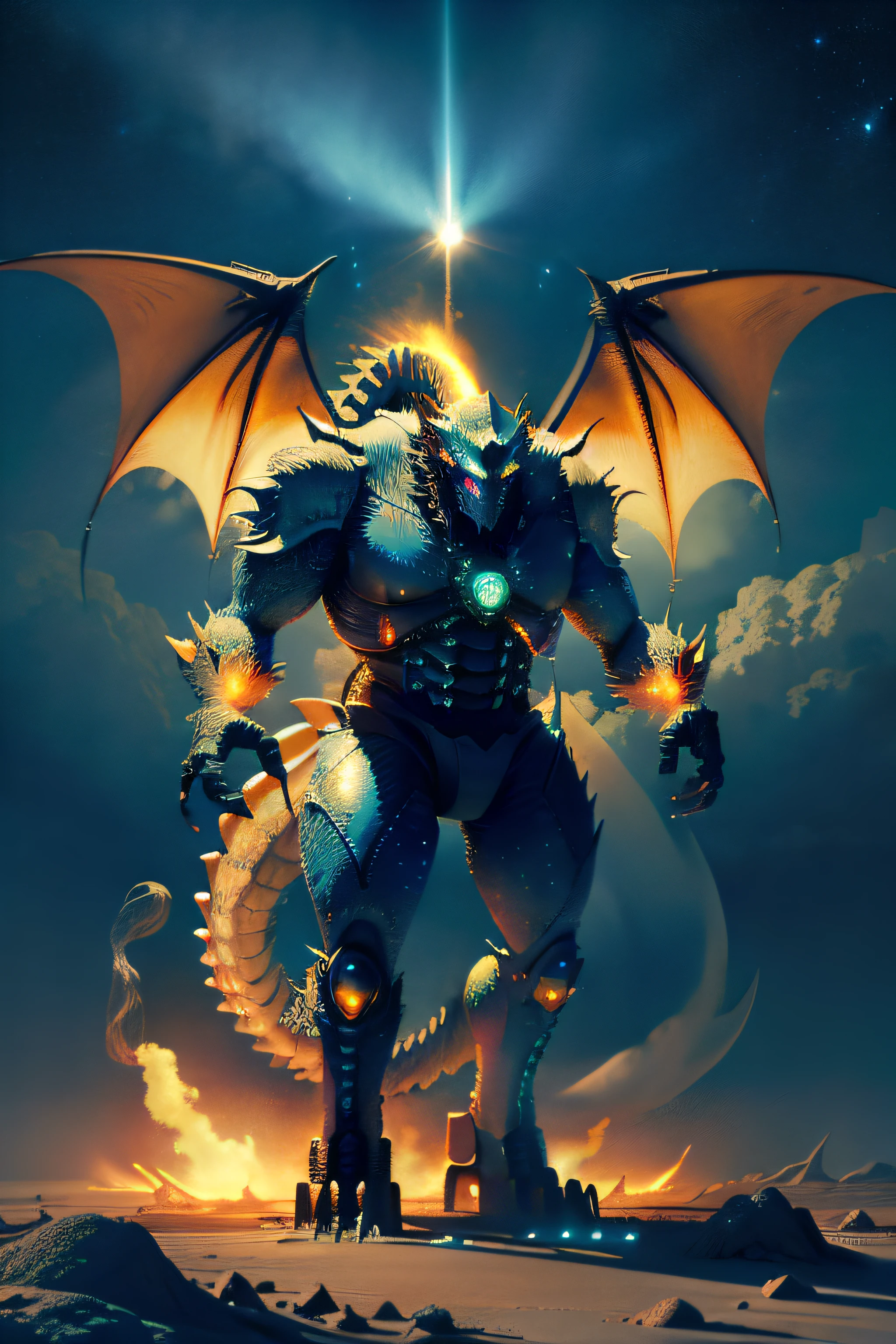 Nuclear bomb radiation causes mechanical dragons to mutate into monsters,Devour the starry sky,Frost and magic,variation,Biochemistry
