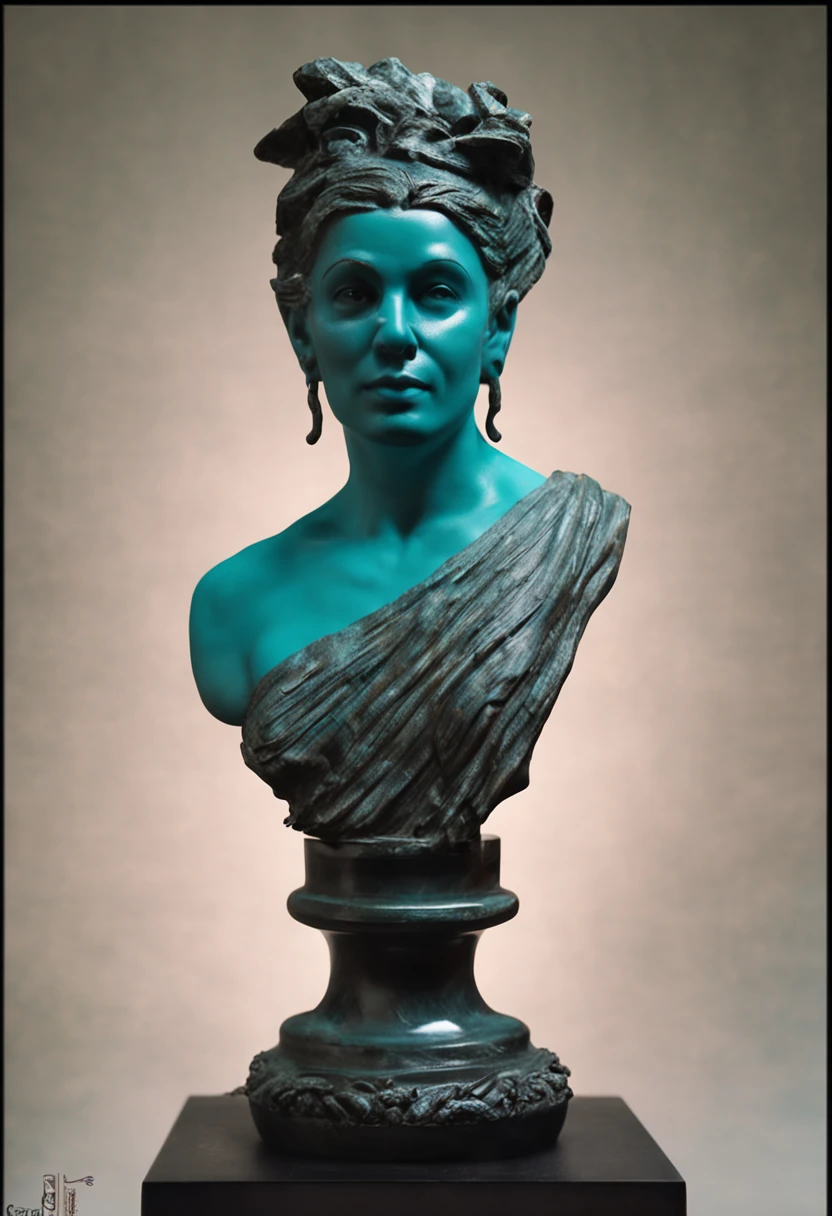 bust figure of a kinght