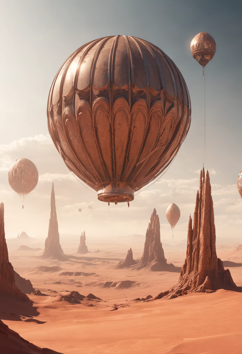 chocolate bar,Close-up of desert with hot air balloon in the sky, Mars City, dan mcpharlin, science fiction landscape, surreal sci fi set design, sci-fiish landscape, sci-fiish landscape, Beautiful alien landscape, Valle futurista, concept art 8 k, sci-fiish landscape, sci-fiish landscape, Dystopian alien landscape, wide angle scifi landscape, science fiction digital art