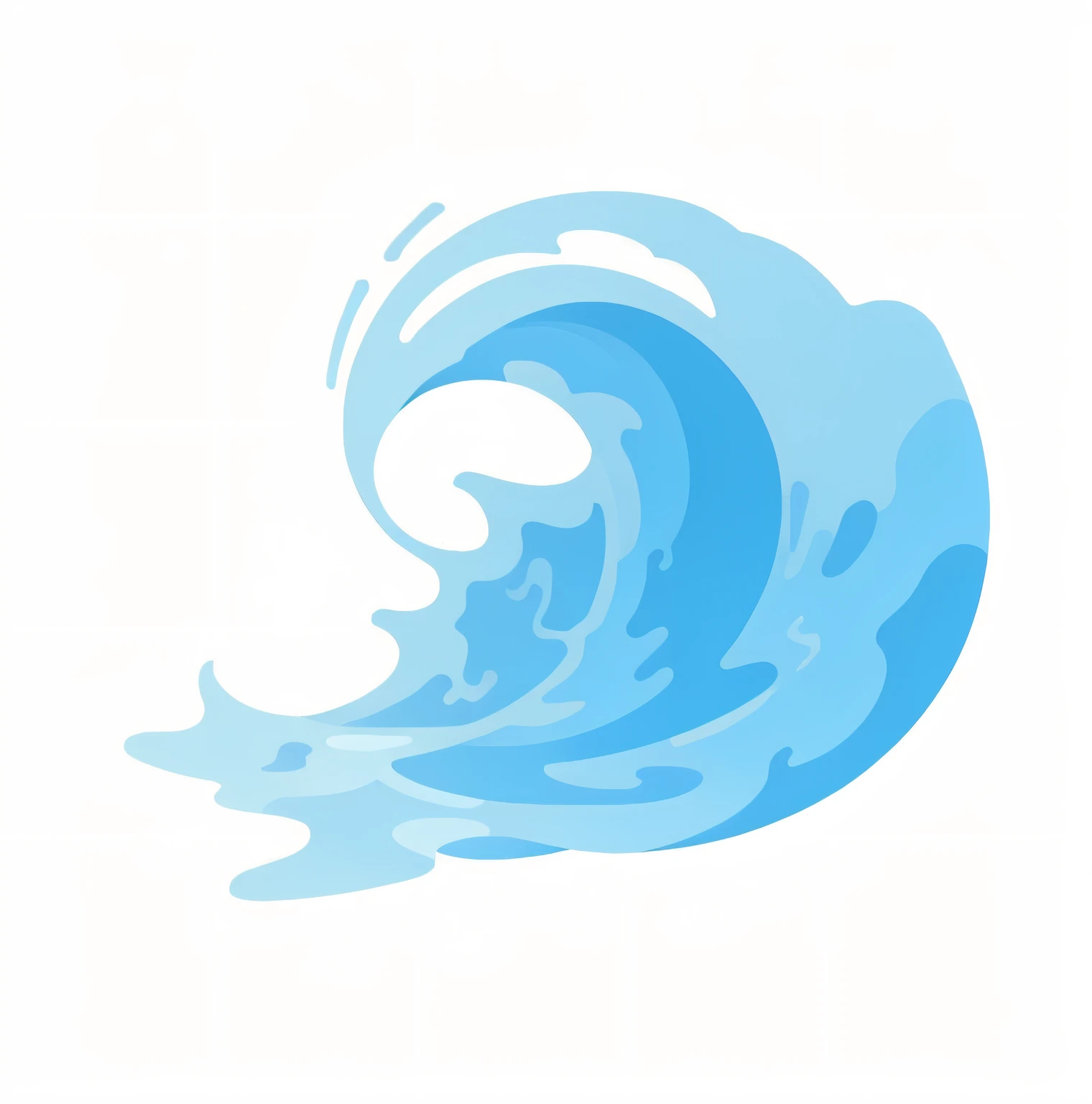 swell sea,Small icons,PNG format,succinct,summer day,freshen