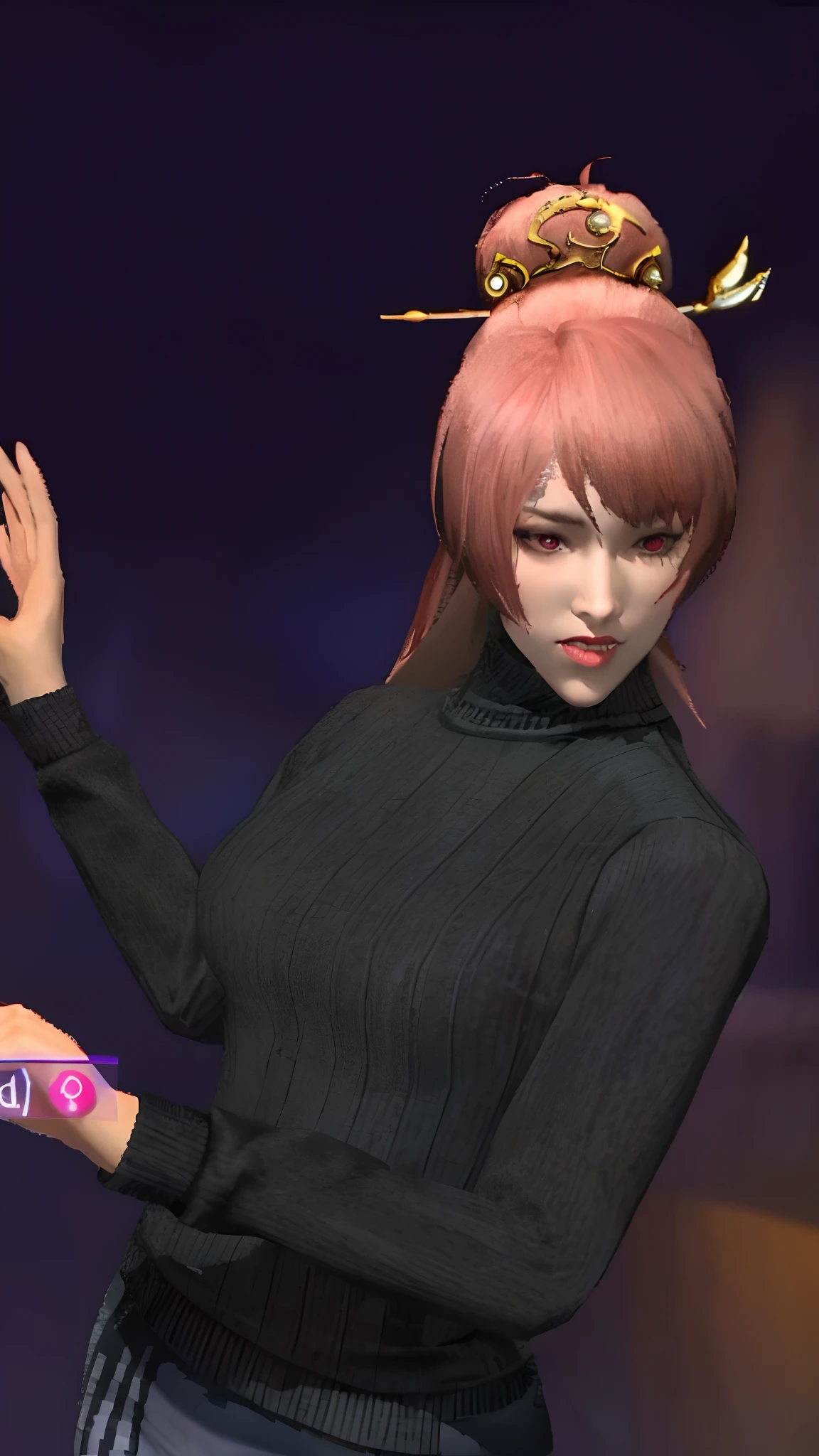 a close up of a woman in a short skirt posing for a picture, as a character in tekken, character from king of fighters, tifa, tifa lockhart with white hair, style game square enix, hints of yayoi kasuma, tifa lockhart, tifa lockheart, kasumi arimura style 3/4, dead or alive 6