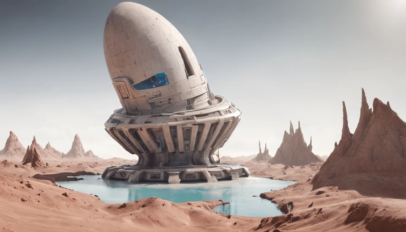 chocolate bar,Ice cream sculpture,Feeling of appetite,Urban complexes, science fiction landscape, surreal sci fi set design, sci-fiish landscape, concept art 8 k, sci-fiish landscape, sci-fiish landscape, Dystopian alien landscape, wide angle scifi landscape, science fiction digital art