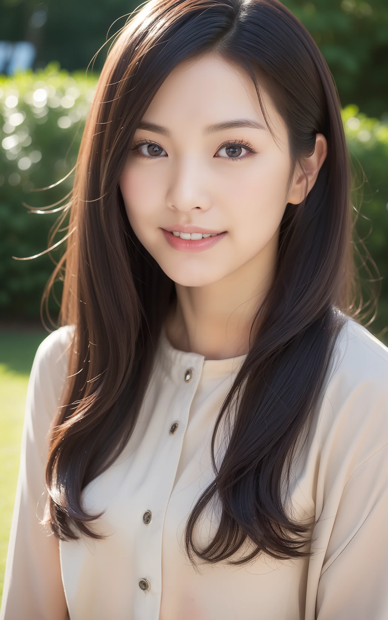 masterpiece,best quality,(Japanese ),((Beautiful girl)),cleavage,indoor,(perfect body beauty:1.2),(shy smile),beautiful teeth,
