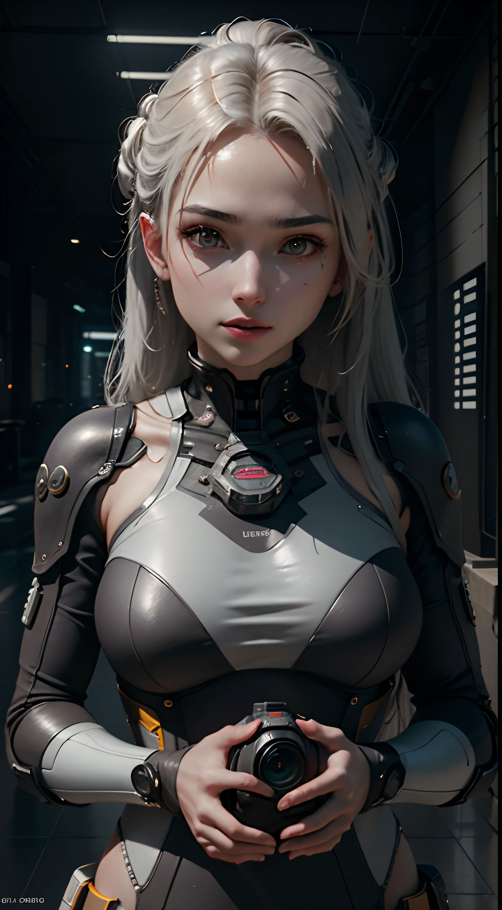 ((Best quality)), ((masterpiece)), (detailed:1.4), 3D, an image of a beautiful cyberpunk female,HDR (High Dynamic Range),Ray Tracing,NVIDIA RTX,Super-Resolution,Unreal 5,Subsurface scattering,PBR Texturing,Post-processing,Anisotropic Filtering,Depth-of-field,Maximum clarity and sharpness,Multi-layered textures,Albedo and Specular maps,Surface shading,Accurate simulation of light-material interaction,Perfect proportions,Octane Render,Two-tone lighting,Wide aperture,Low ISO,White balance,Rule of thirds,8K RAW,