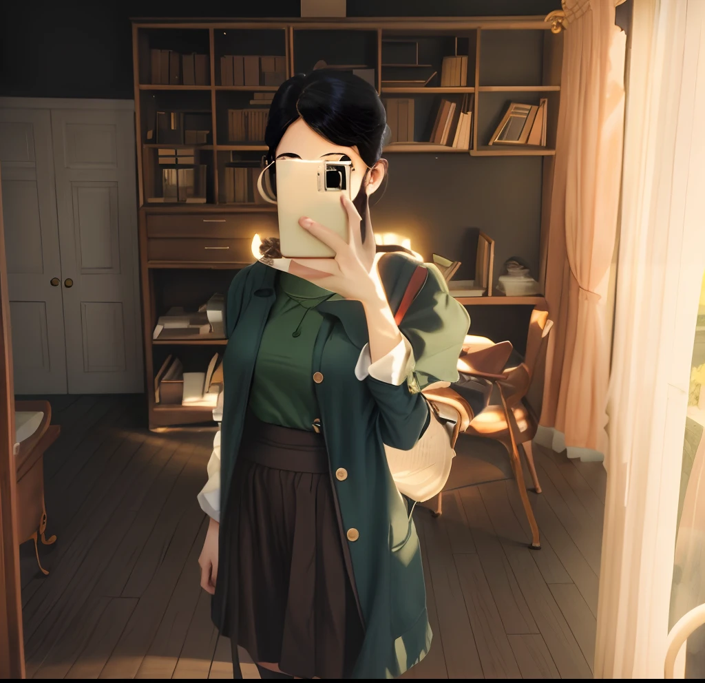 Change the background to a vintage library