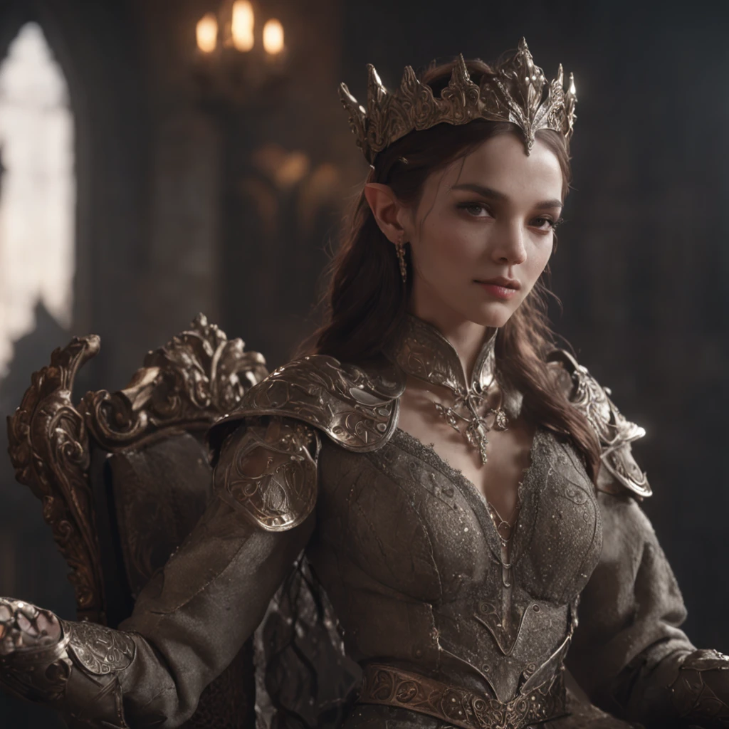 (professional 3d render:1.3) af (Realistic:1.3) most beautiful artwork photo in the world,Luxury fantasy elves sitting in intricate chairs, Unified rendering of 8K, action shot, skin pore, very dark lighting, heavyshading, Detailed, Detailed face, (vibrant, photograph realistic, Realistic, Dramatic, Dark, Sharp focus, 8K), (Old leather garments damaged by weathering:1.4), (Intricate:1.4), decadent, (Highly detailed:1.4), Digital painting, rendering by octane, art stations, concept-art, smooth, Sharp focus, illustration, Art germ, (loish:0.23), wlop ilya kuvshinov, and greg rutkowski and alphonse mucha gracias, (Global illumination, Studio light, volumettic light), heavy rain, particles floating, fantasy, flod, full bodyesbian, ((Dark and ancient city background:1.3)),CGSesociety,art stations