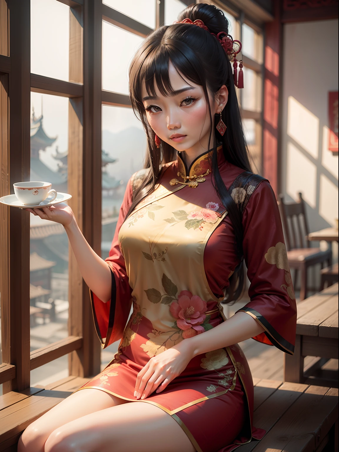 woman, China, ancient, traditional